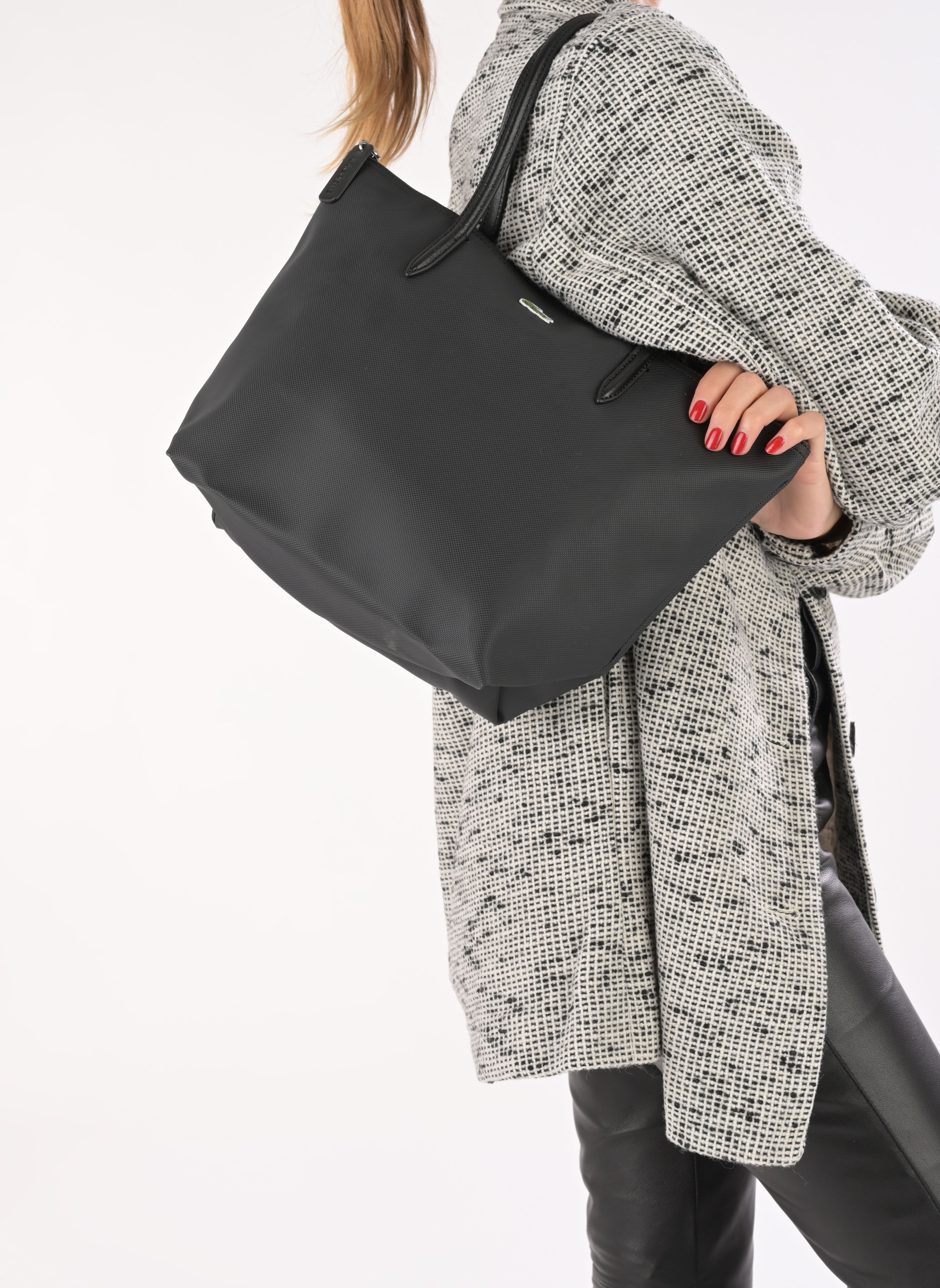 Borsa da spiaggia L.12.12 Concept S Shopping Bag donna nero Lacoste Borsa da spiaggia L.12.12 Concept S Shopping Bag donna nero NOIR