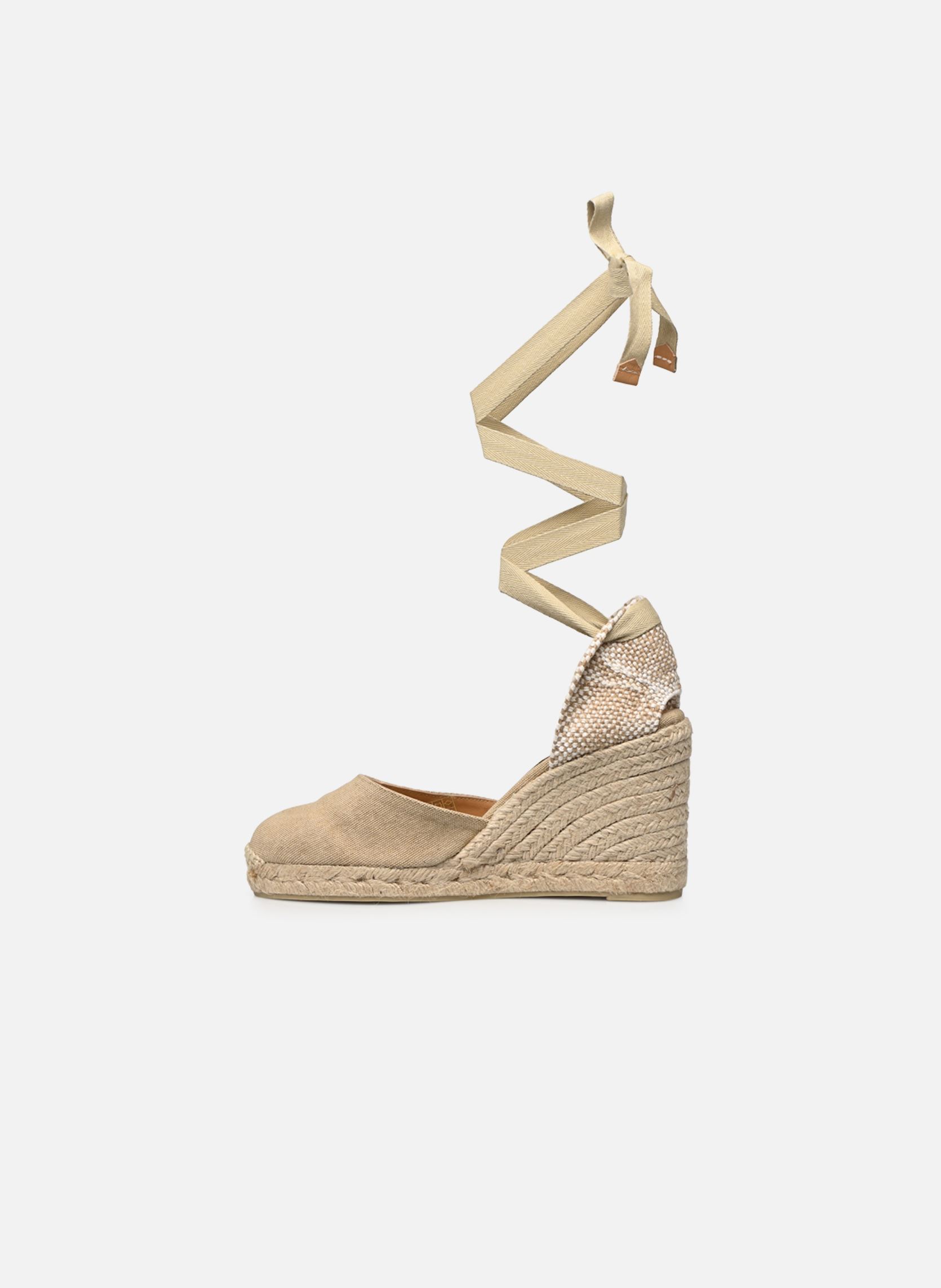 Alpargatas compensadas y plataformas Carina H8 mujer beige Castaner Alpargatas compensadas y plataformas Carina H8 mujer beige SAND