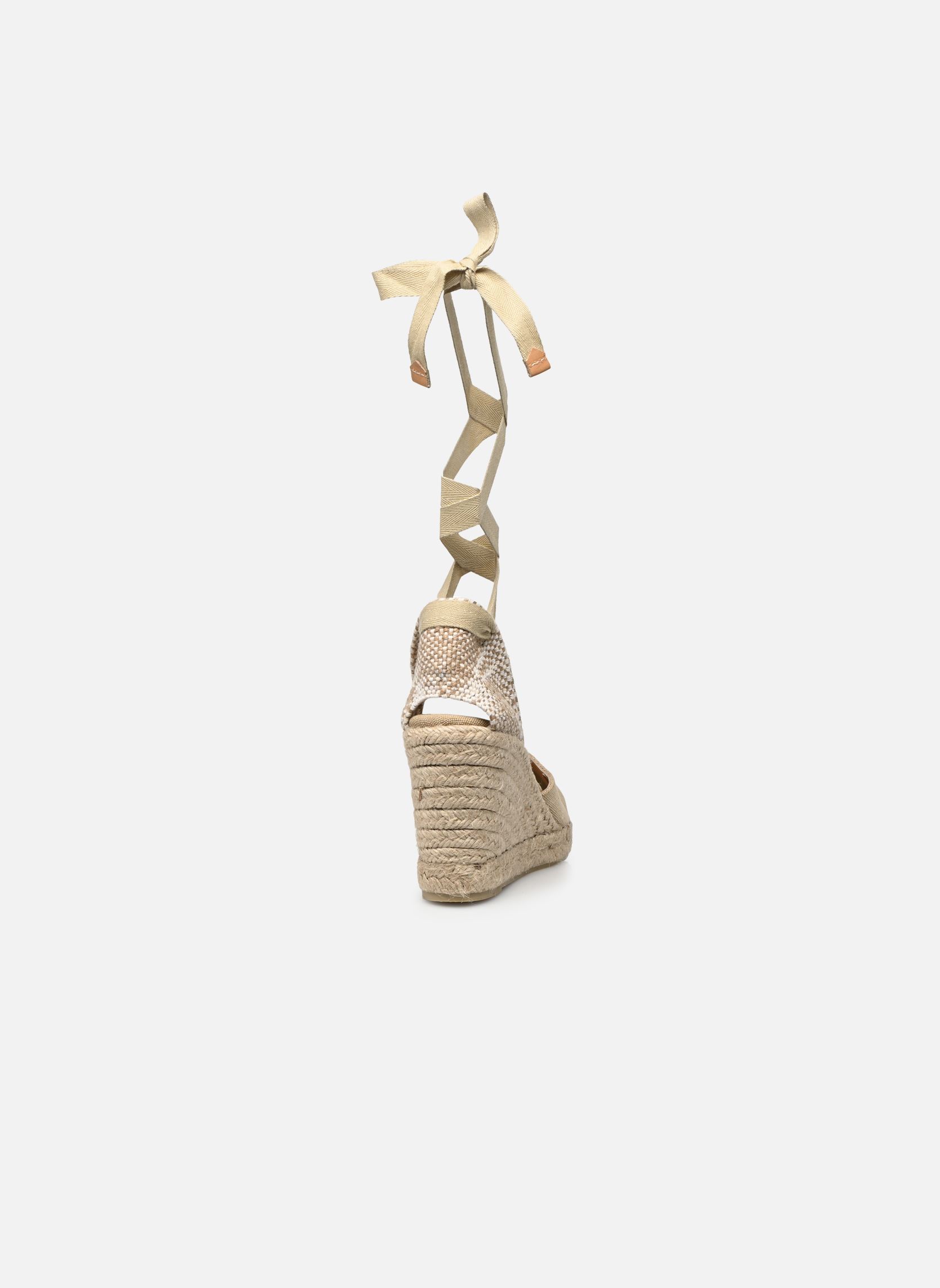 Alpargatas compensadas y plataformas Carina H8 mujer beige Castaner Alpargatas compensadas y plataformas Carina H8 mujer beige SAND