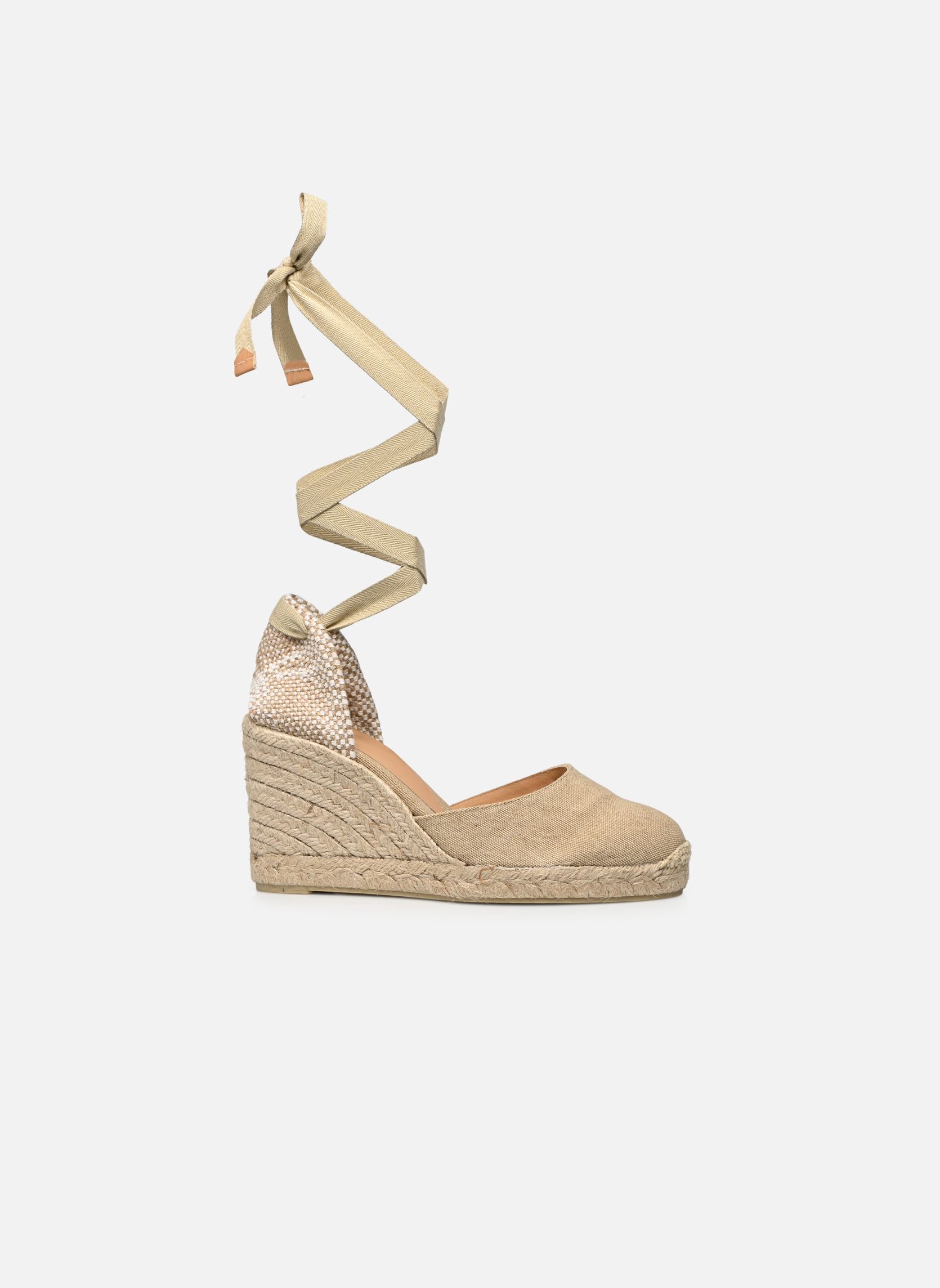 Alpargatas compensadas y plataformas Carina H8 mujer beige Castaner Alpargatas compensadas y plataformas Carina H8 mujer beige SAND