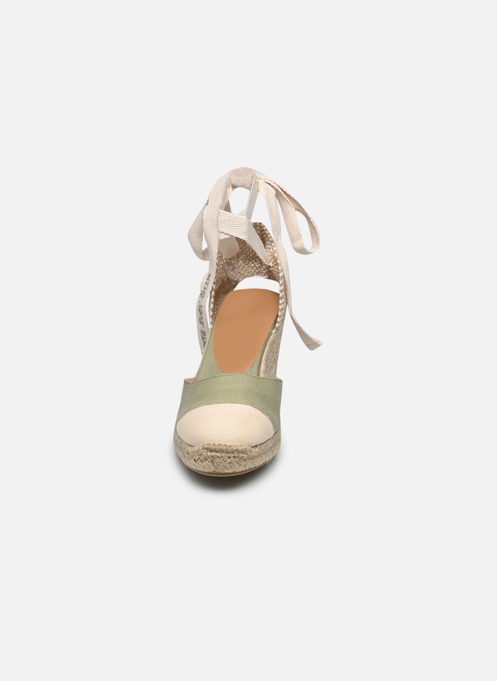 Espadrillas con zeppa e plateau Carina H8 donna verde Castaner Espadrillas con zeppa e plateau Carina H8 donna verde OLIVE 146