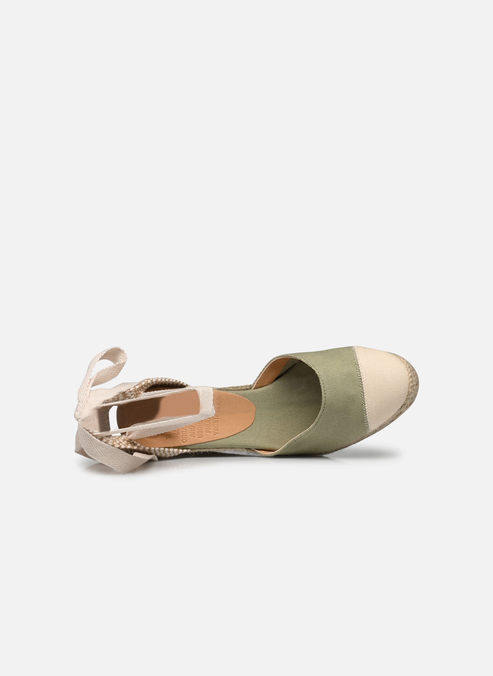 Espadrillas con zeppa e plateau Carina H8 donna verde Castaner Espadrillas con zeppa e plateau Carina H8 donna verde OLIVE 146