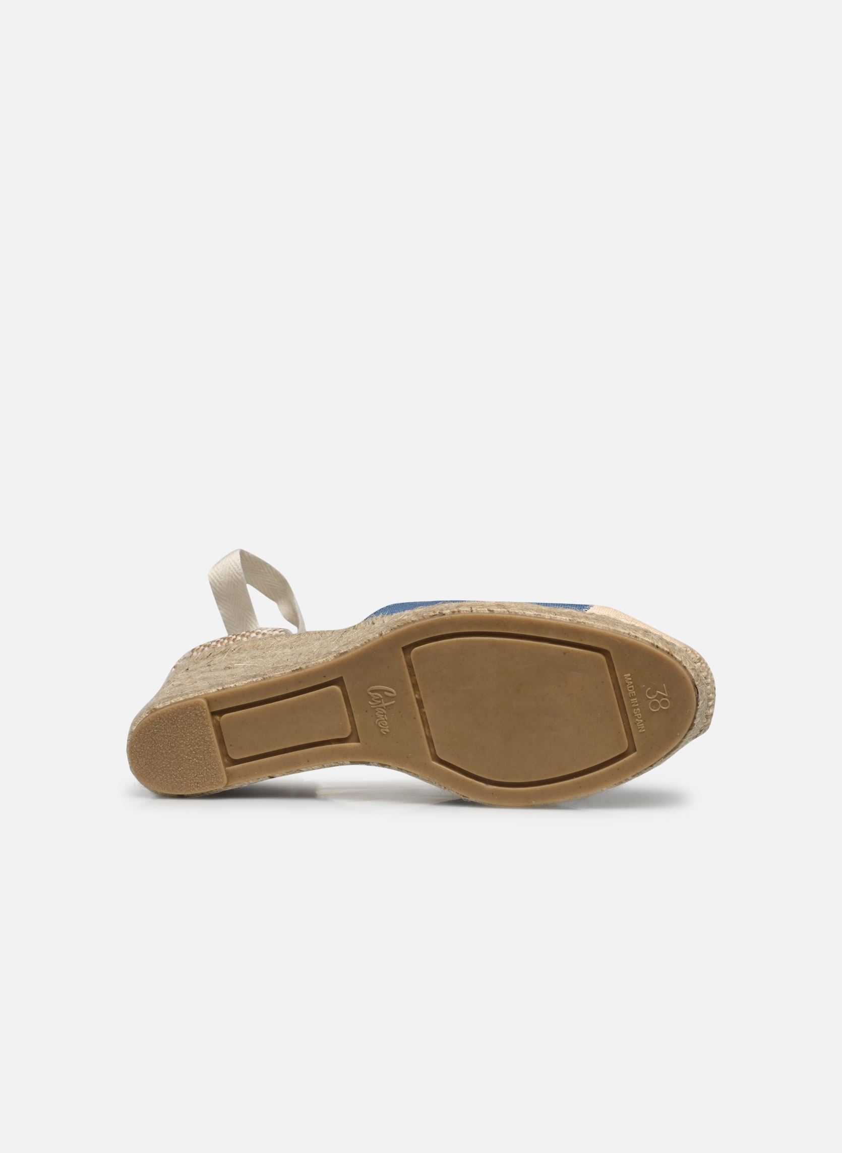 Espadrilles met sleehak en plateau Carina H8 dames blauw Castaner Espadrilles met sleehak en plateau Carina H8 dames blauw JEANS CLARO