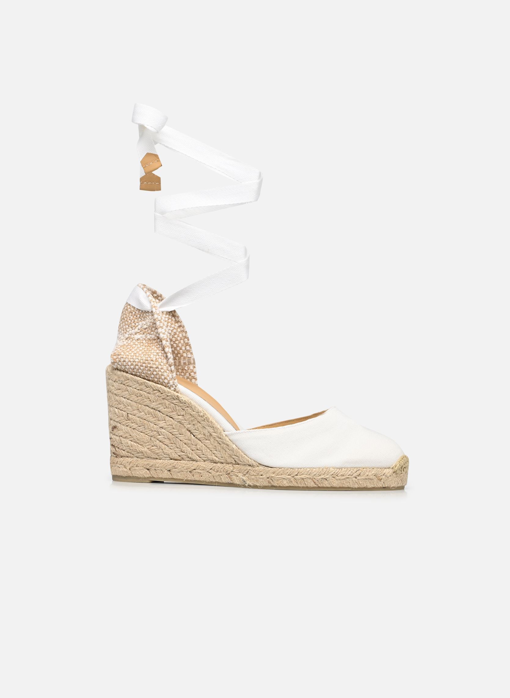 Espadrilles compensées et plateformes Carina H8 femme blanc Castaner Espadrilles compensées et plateformes Carina H8 femme blanc BLANCO