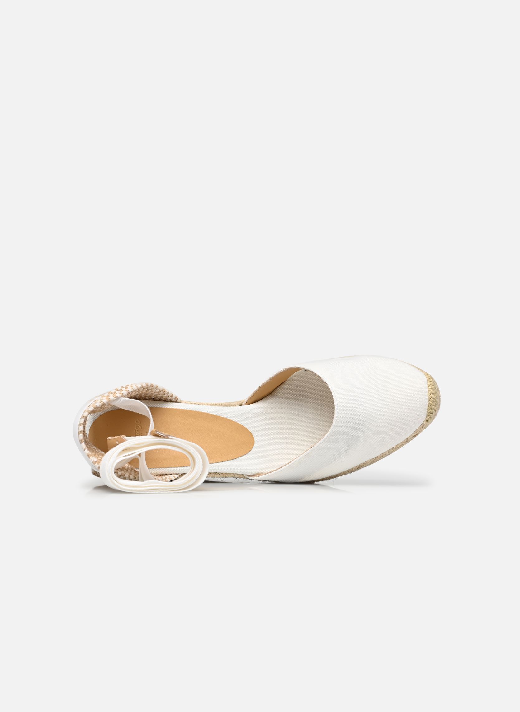 Espadrilles compensées et plateformes Carina H8 femme blanc Castaner Espadrilles compensées et plateformes Carina H8 femme blanc BLANCO