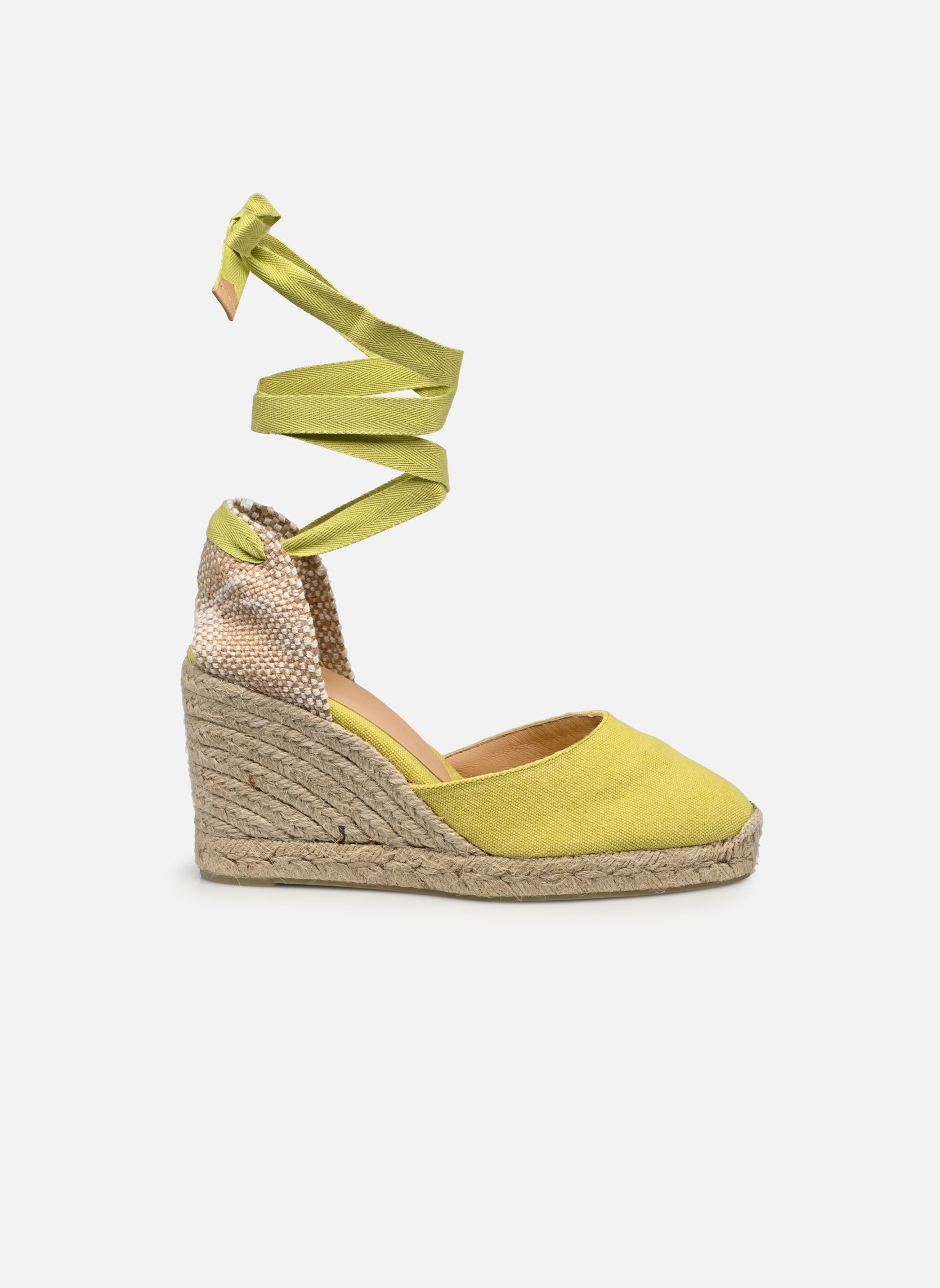 Espadrillas con zeppa e plateau Carina H8 donna verde Castaner Espadrillas con zeppa e plateau Carina H8 donna verde CIBER