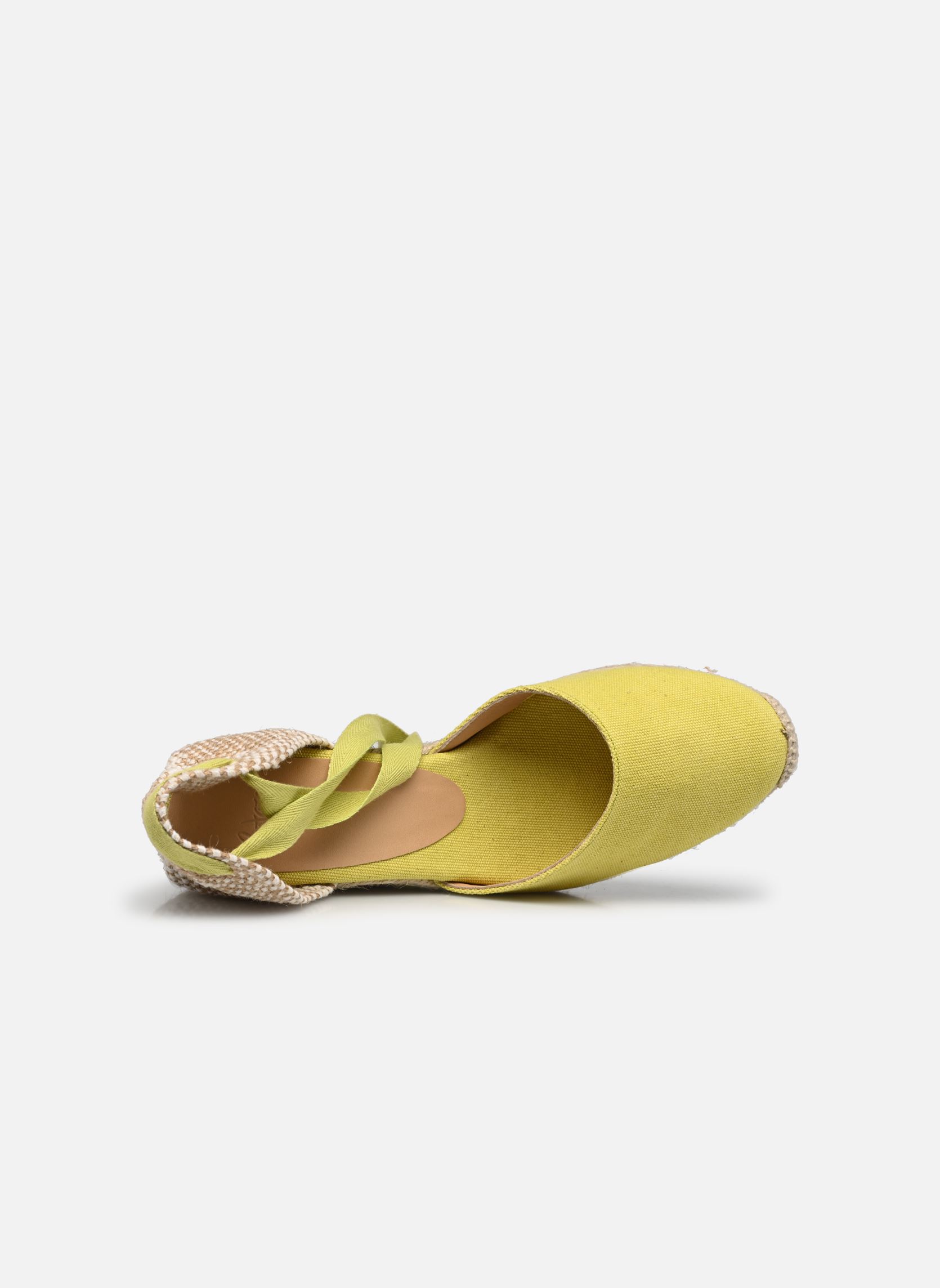 Espadrillas con zeppa e plateau Carina H8 donna verde Castaner Espadrillas con zeppa e plateau Carina H8 donna verde CIBER