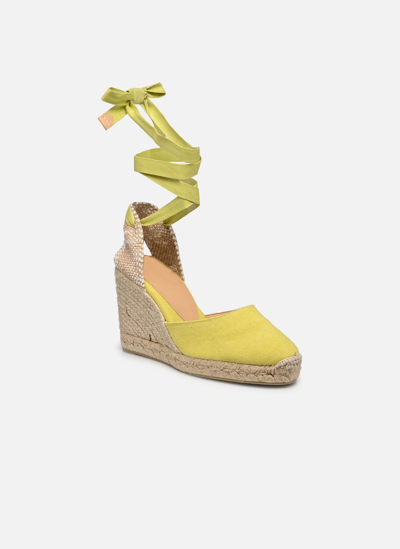 Espadrillas con zeppa e plateau Carina H8 donna verde Castaner Espadrillas con zeppa e plateau Carina H8 donna verde CIBER