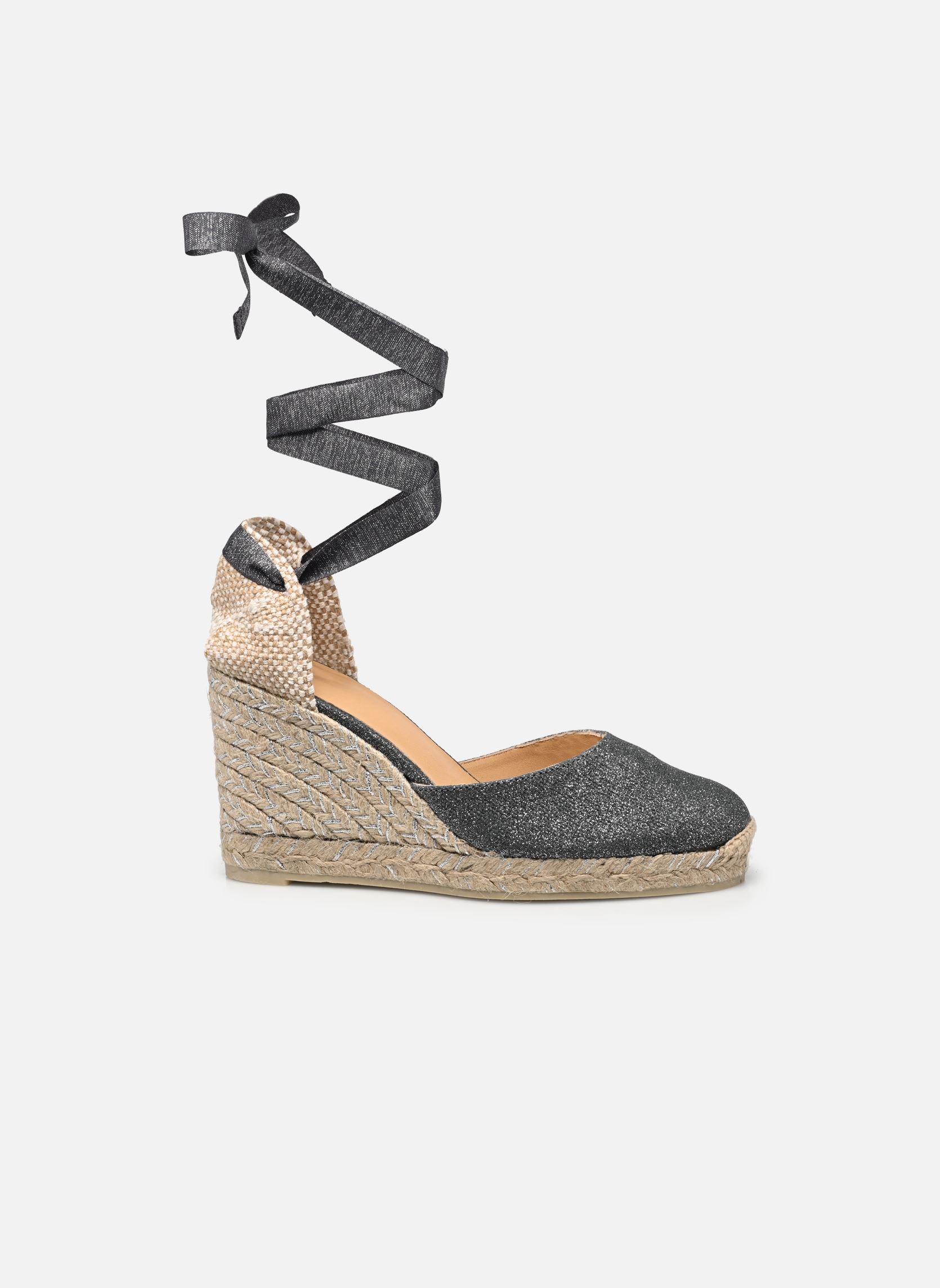 Espadrillas con zeppa e plateau Carina H8 donna grigio Castaner Espadrillas con zeppa e plateau Carina H8 donna grigio GRIS OSCURO