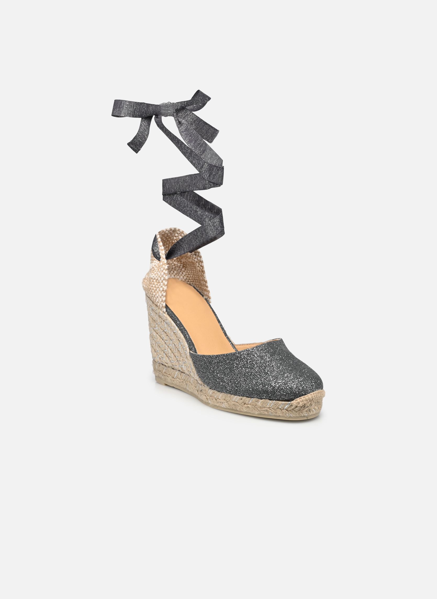 Espadrillas con zeppa e plateau Carina H8 donna grigio Castaner Espadrillas con zeppa e plateau Carina H8 donna grigio GRIS OSCURO