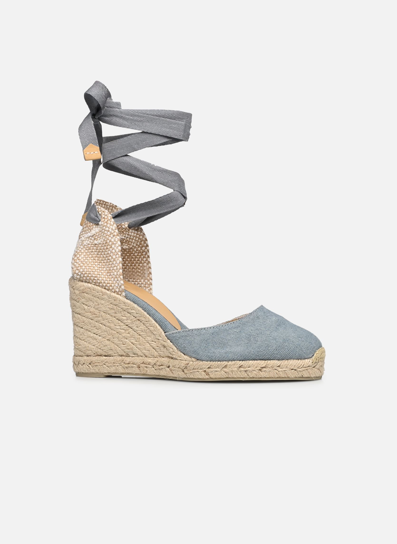 Espadrilles compensées et plateformes Carina H8 femme bleu Castaner Espadrilles compensées et plateformes Carina H8 femme bleu AQUA