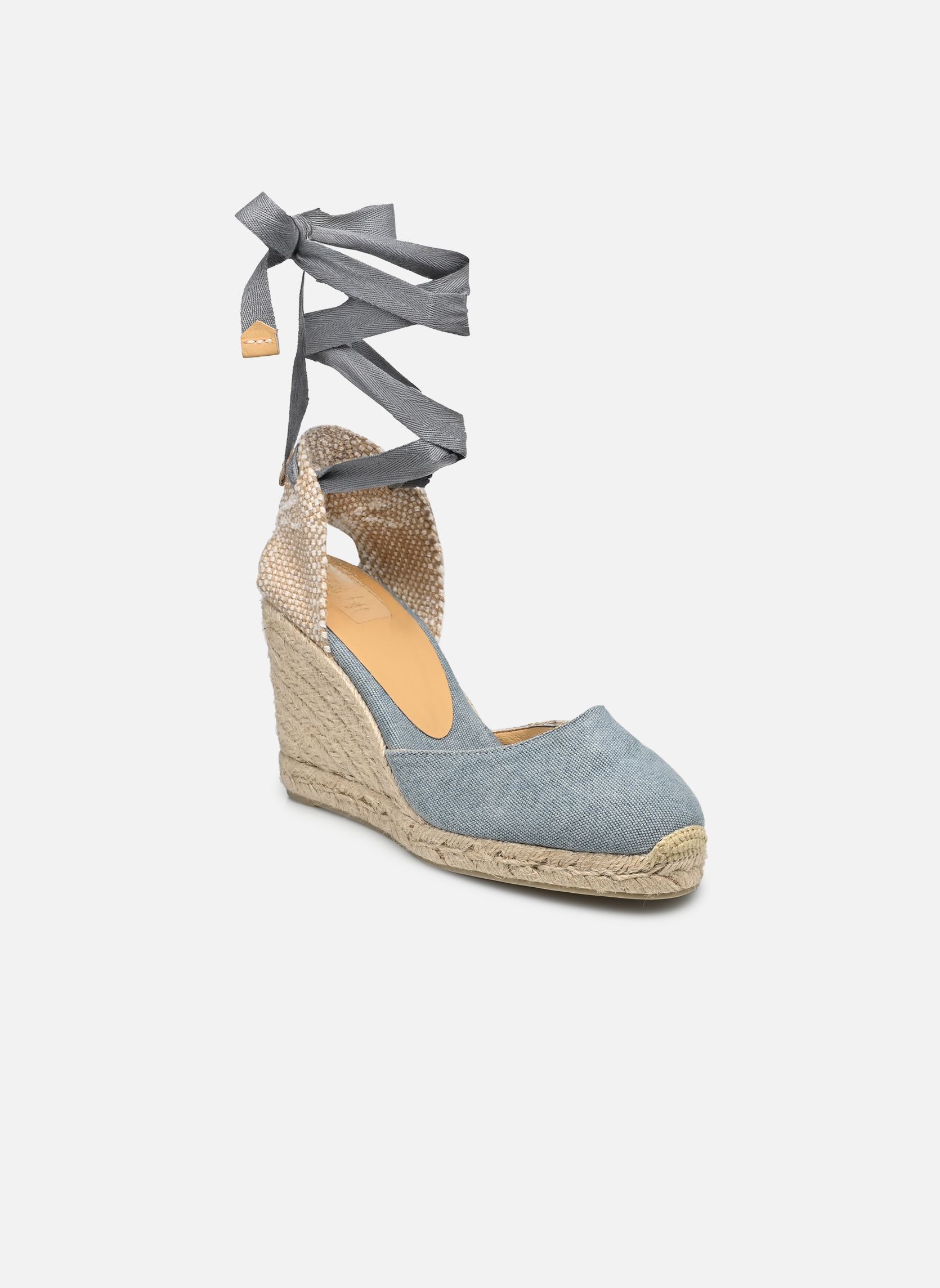 Espadrilles compensées et plateformes Carina H8 femme bleu Castaner Espadrilles compensées et plateformes Carina H8 femme bleu AQUA