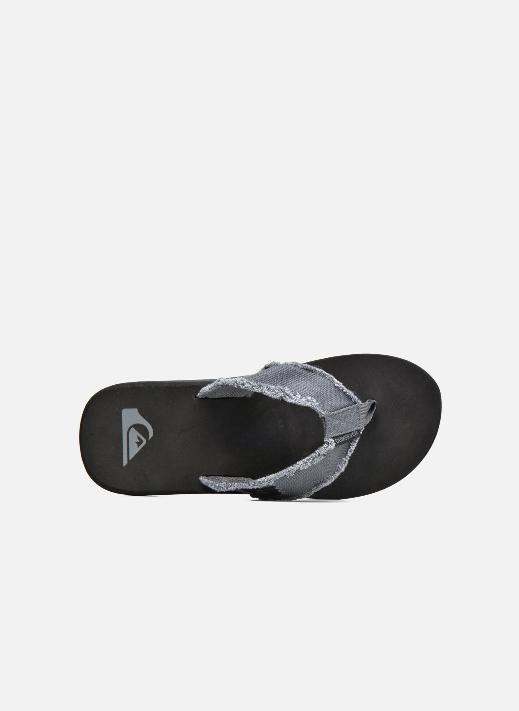 Tongs Monkey Abyss homme gris Quiksilver Tongs Monkey Abyss homme gris Grey Black Brown
