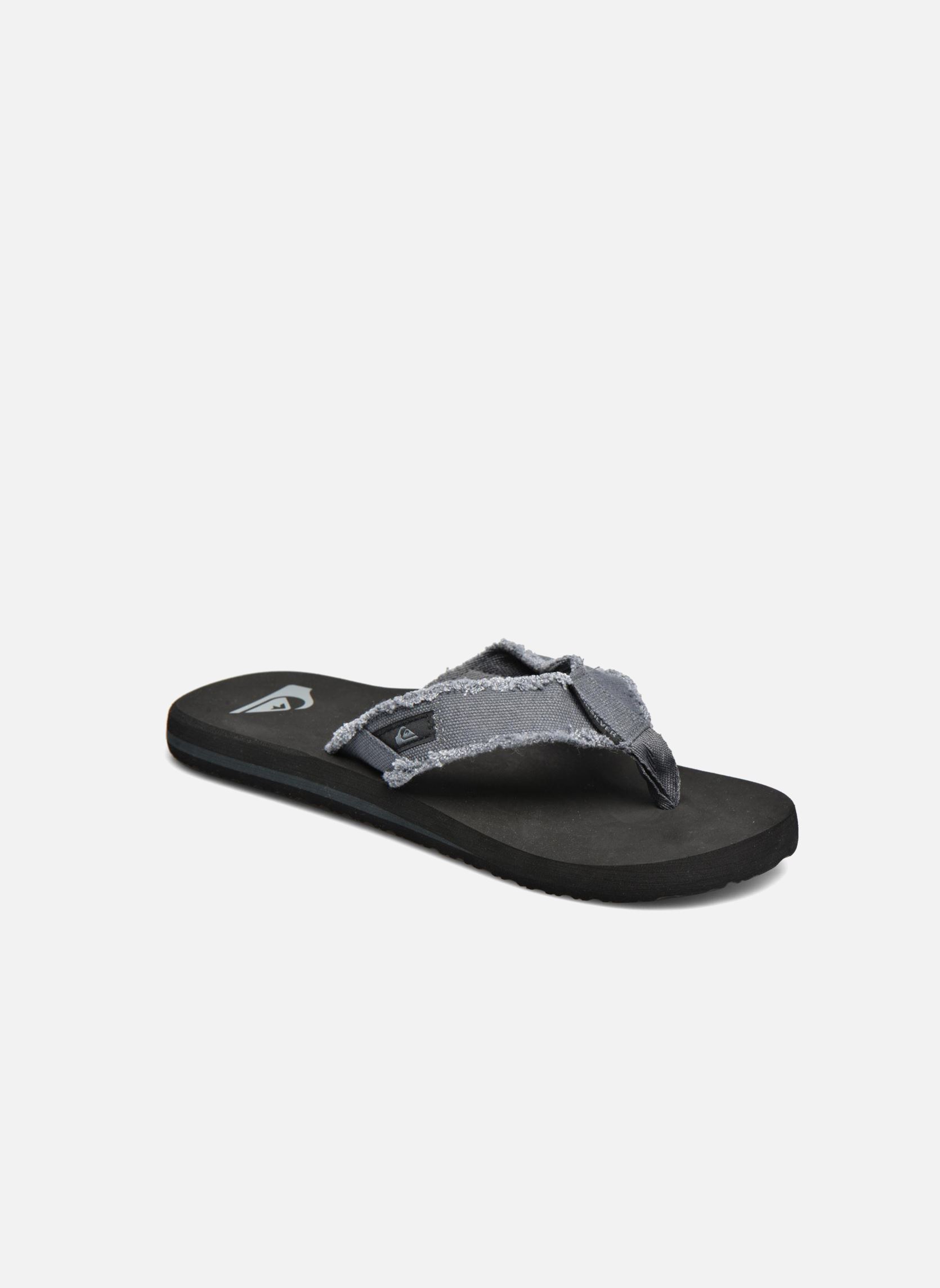 Tongs Monkey Abyss homme gris Quiksilver Tongs Monkey Abyss homme gris Grey Black Brown