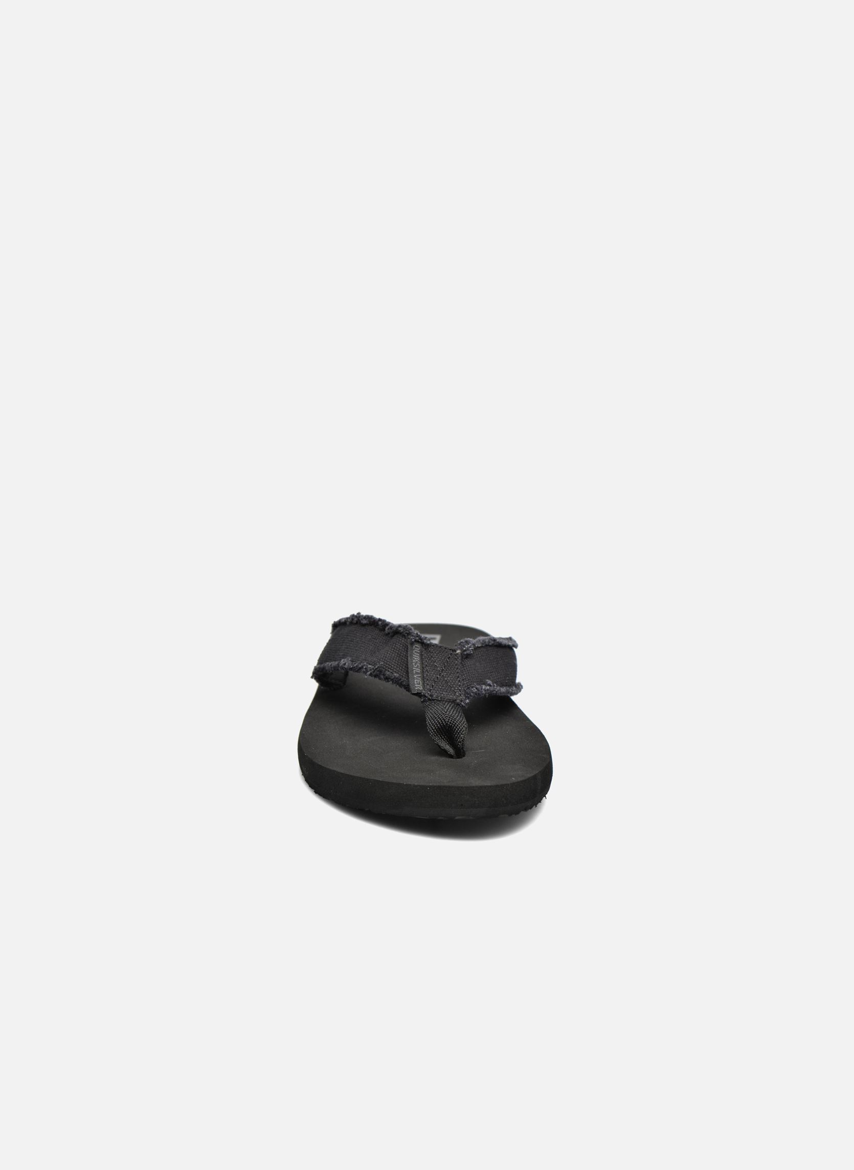 Tongs Monkey Abyss homme noir Quiksilver Tongs Monkey Abyss homme noir Black Black Brown