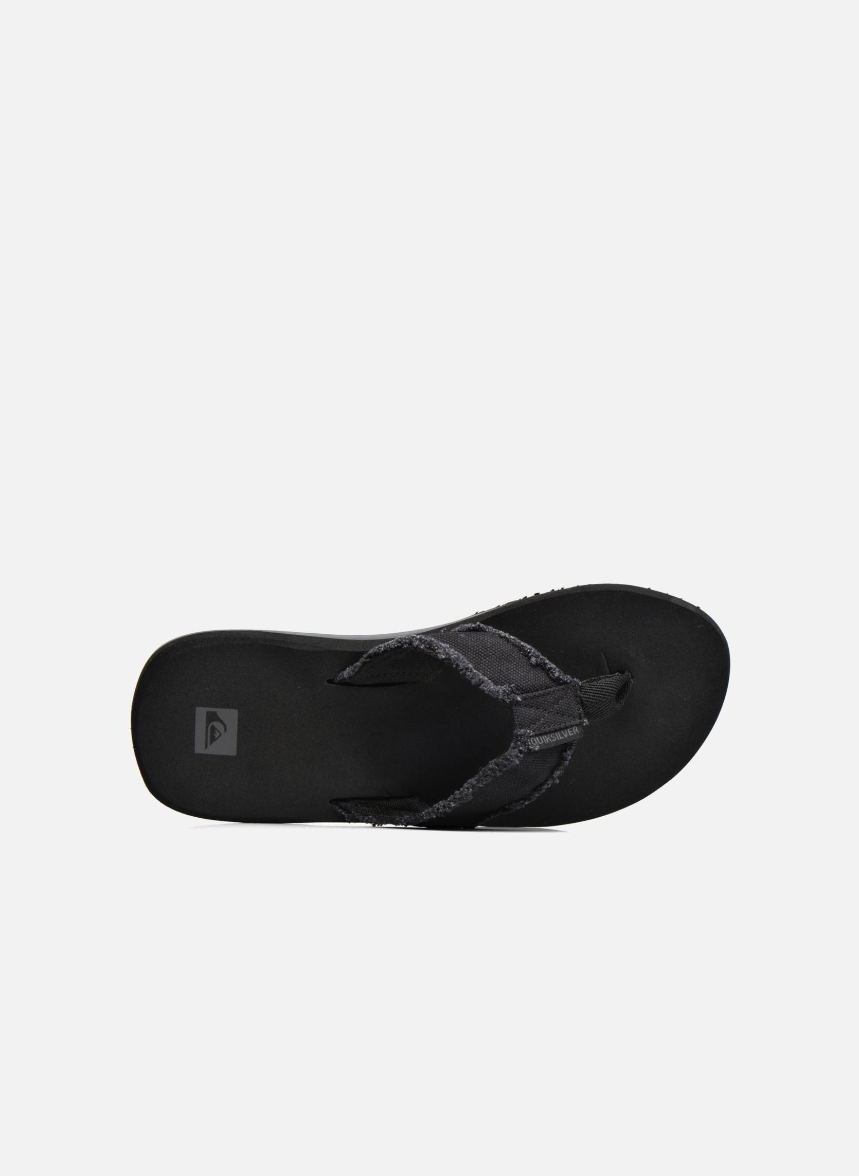 Tongs Monkey Abyss homme noir Quiksilver Tongs Monkey Abyss homme noir Black Black Brown
