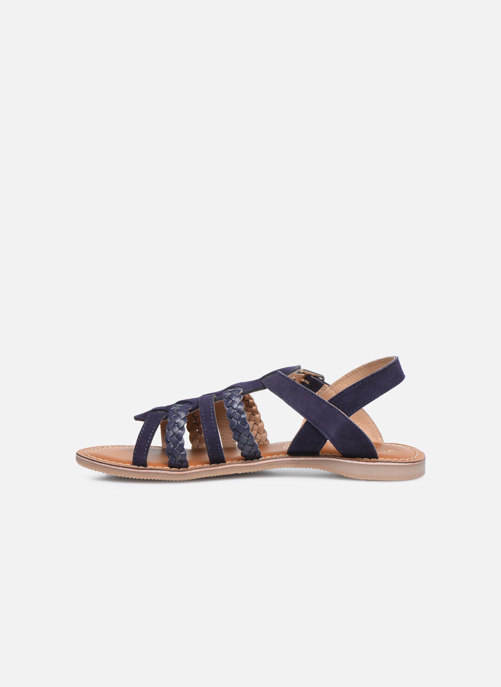 Sandalen Mathilde meisjes blauw L'Atelier Tropézien Sandalen Mathilde meisjes blauw BLUE MESH NAVY SUEDE