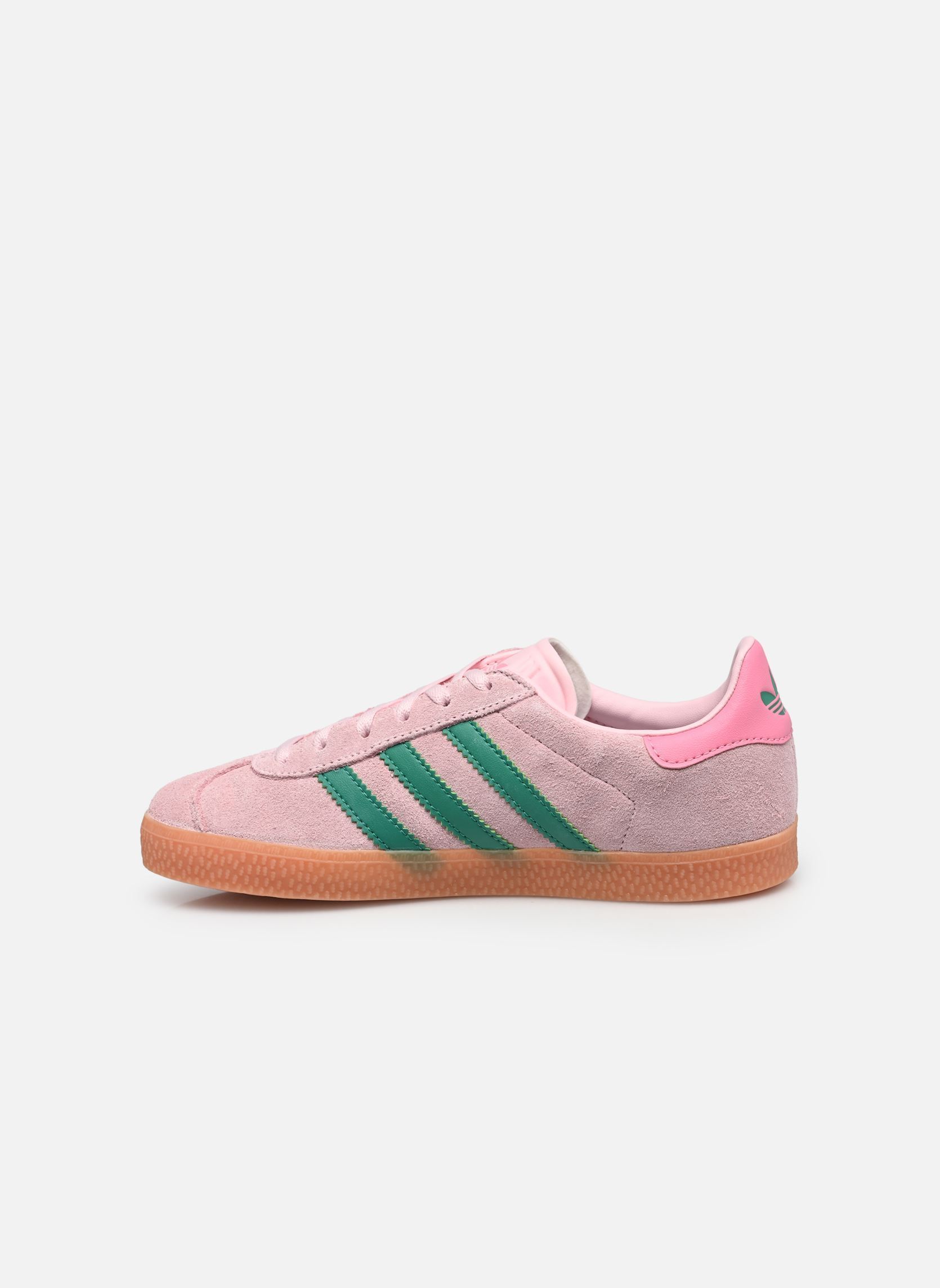 Baskets basses GAZELLE J fille rose adidas originals Baskets basses GAZELLE J fille rose CLPINK/COUGRN/BLIPNK