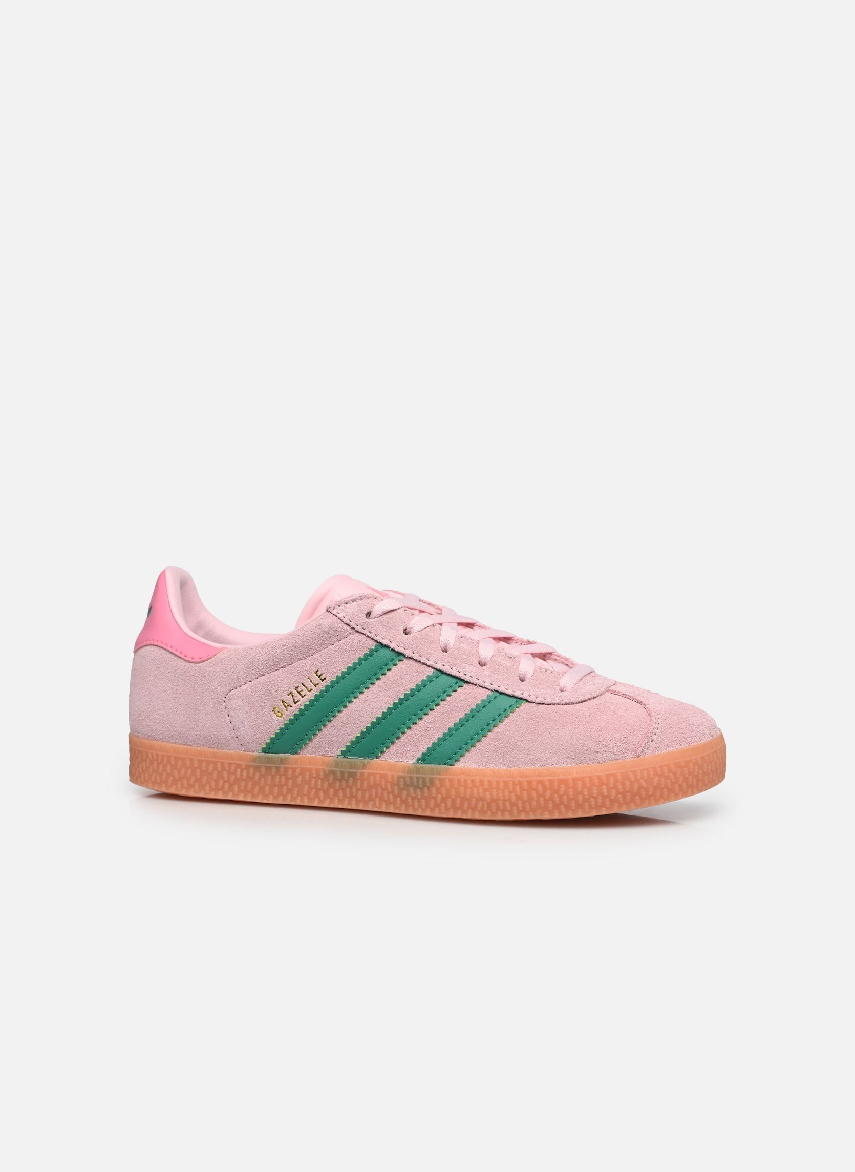 Baskets basses GAZELLE J fille rose adidas originals Baskets basses GAZELLE J fille rose CLPINK/COUGRN/BLIPNK