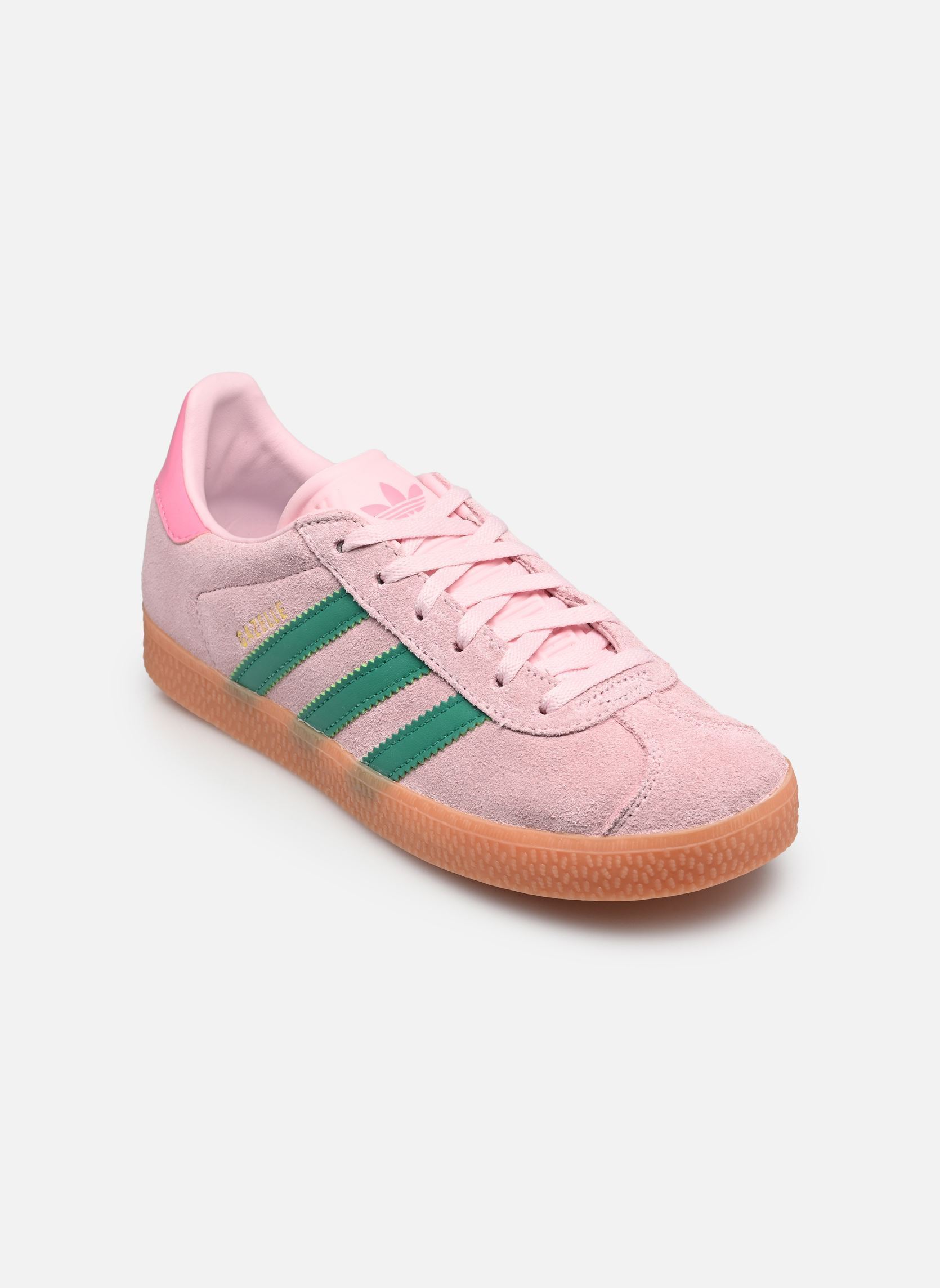 Baskets basses GAZELLE J fille rose adidas originals Baskets basses GAZELLE J fille rose CLPINK/COUGRN/BLIPNK
