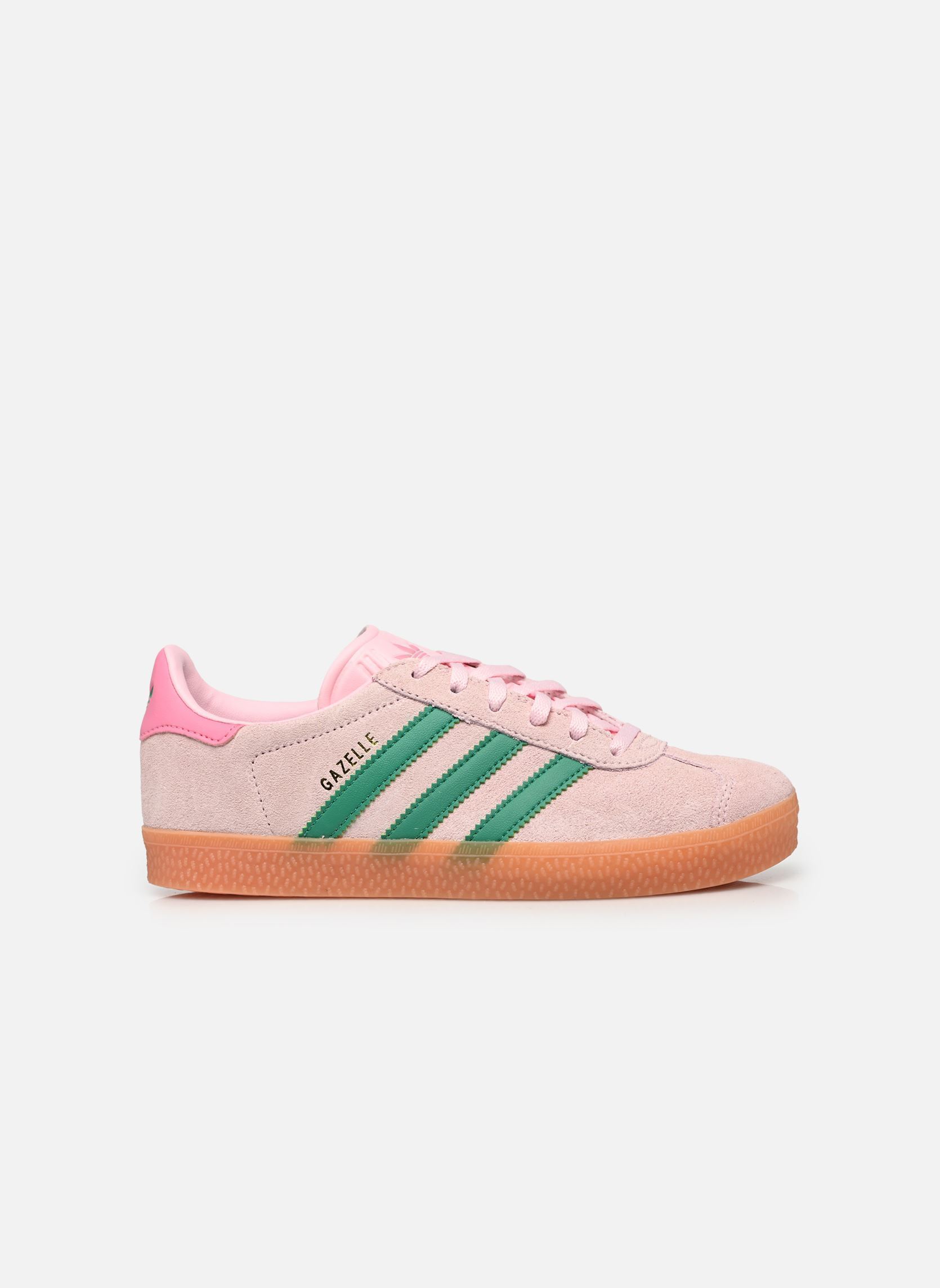 Niedrige Sneaker GAZELLE C mädchen rosa adidas originals Niedrige Sneaker GAZELLE C mädchen rosa CLPINK/COUGRN/BLIPNK