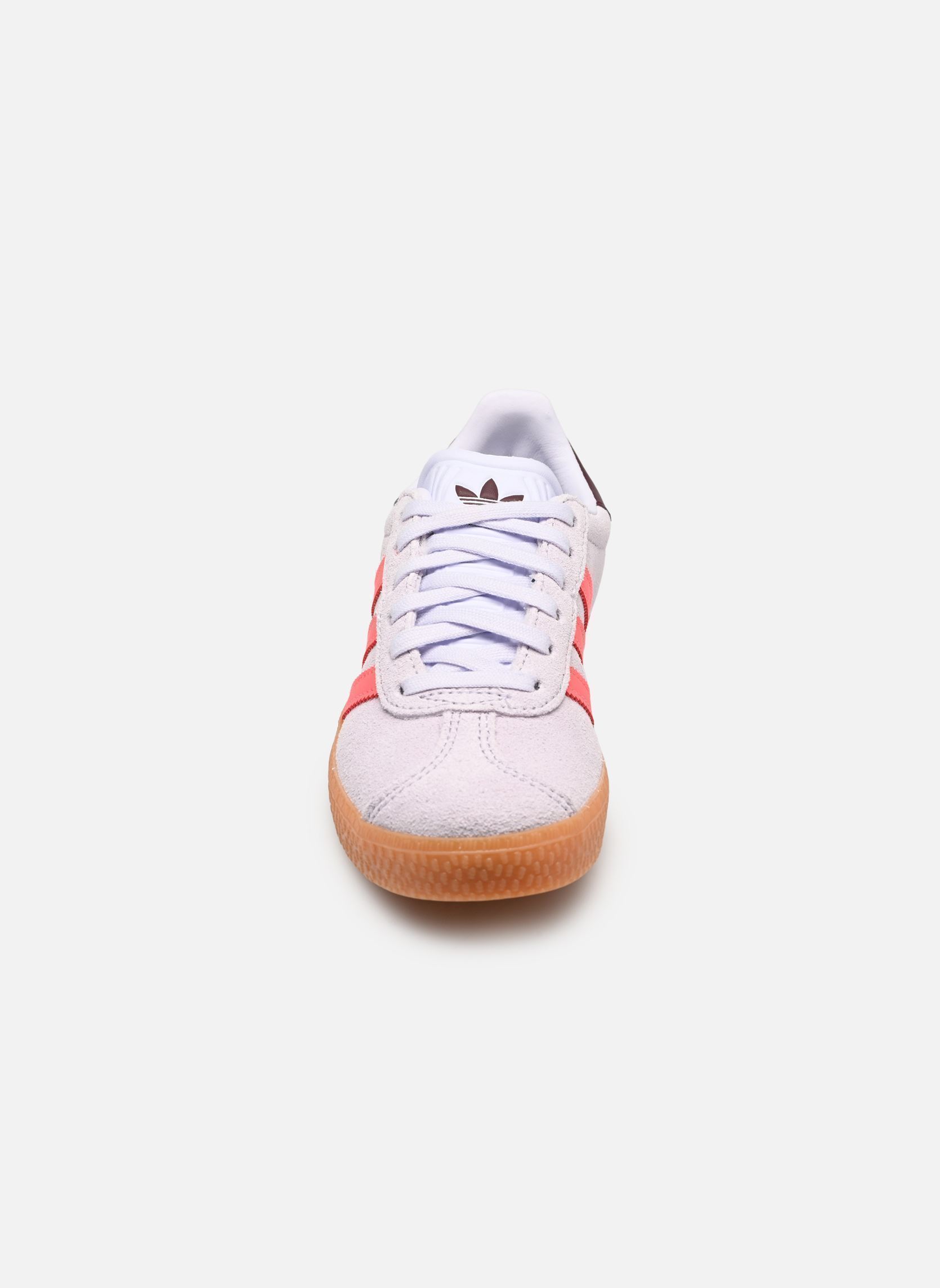 Niedrige Sneaker GAZELLE C mädchen violett adidas originals Niedrige Sneaker GAZELLE C mädchen violett FROPUR/SOLTUR/MAROON
