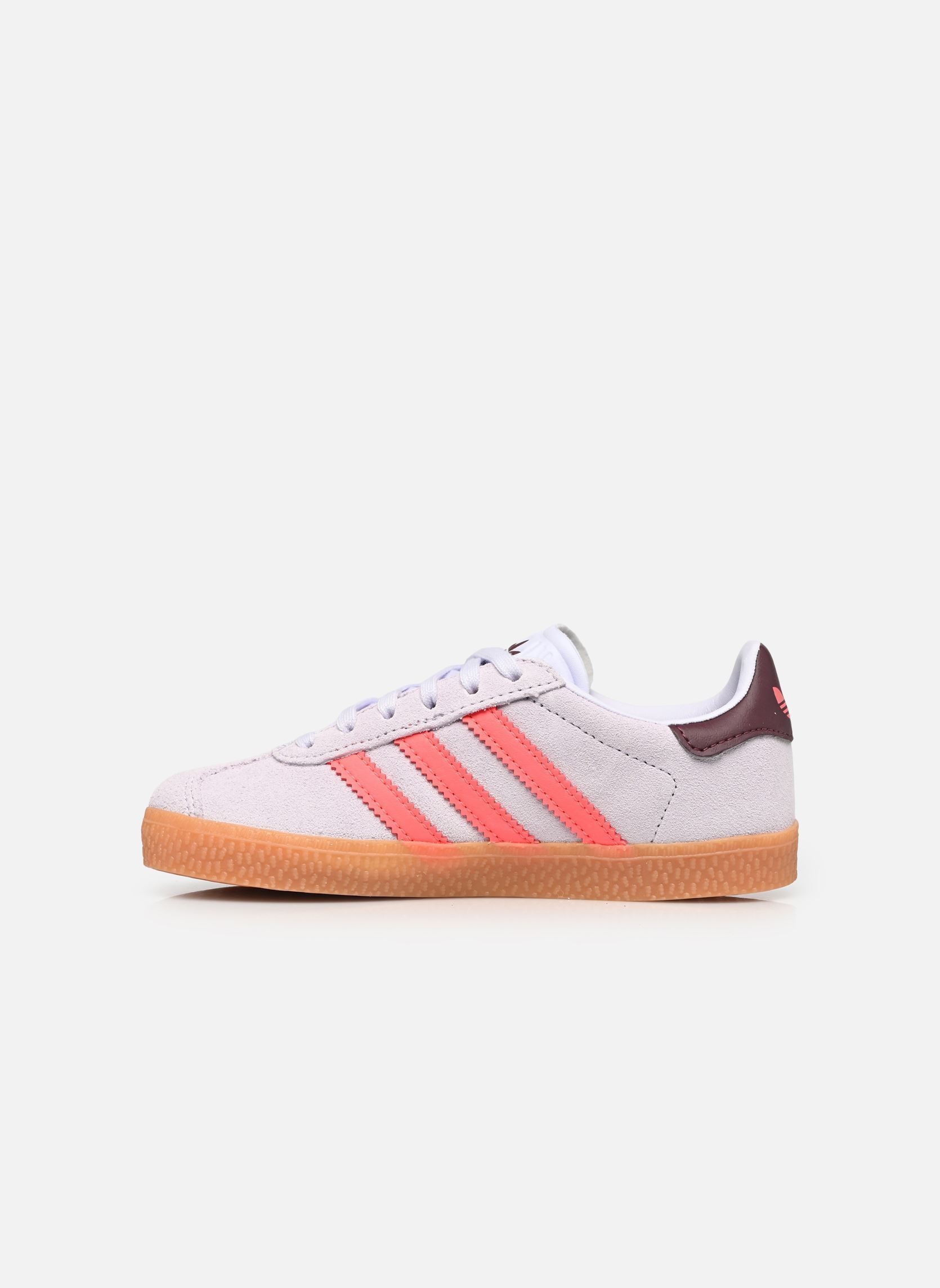 Niedrige Sneaker GAZELLE C mädchen violett adidas originals Niedrige Sneaker GAZELLE C mädchen violett FROPUR/SOLTUR/MAROON