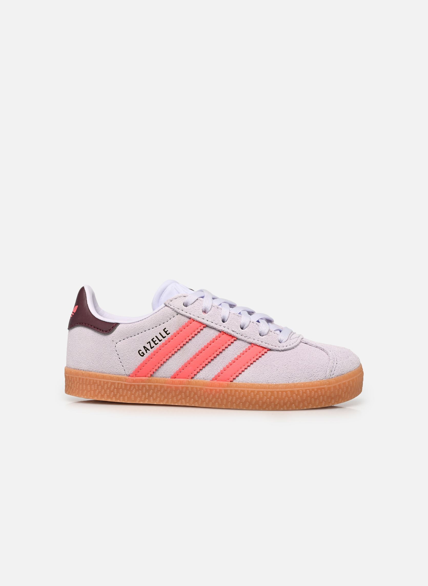 Niedrige Sneaker GAZELLE C mädchen violett adidas originals Niedrige Sneaker GAZELLE C mädchen violett FROPUR/SOLTUR/MAROON