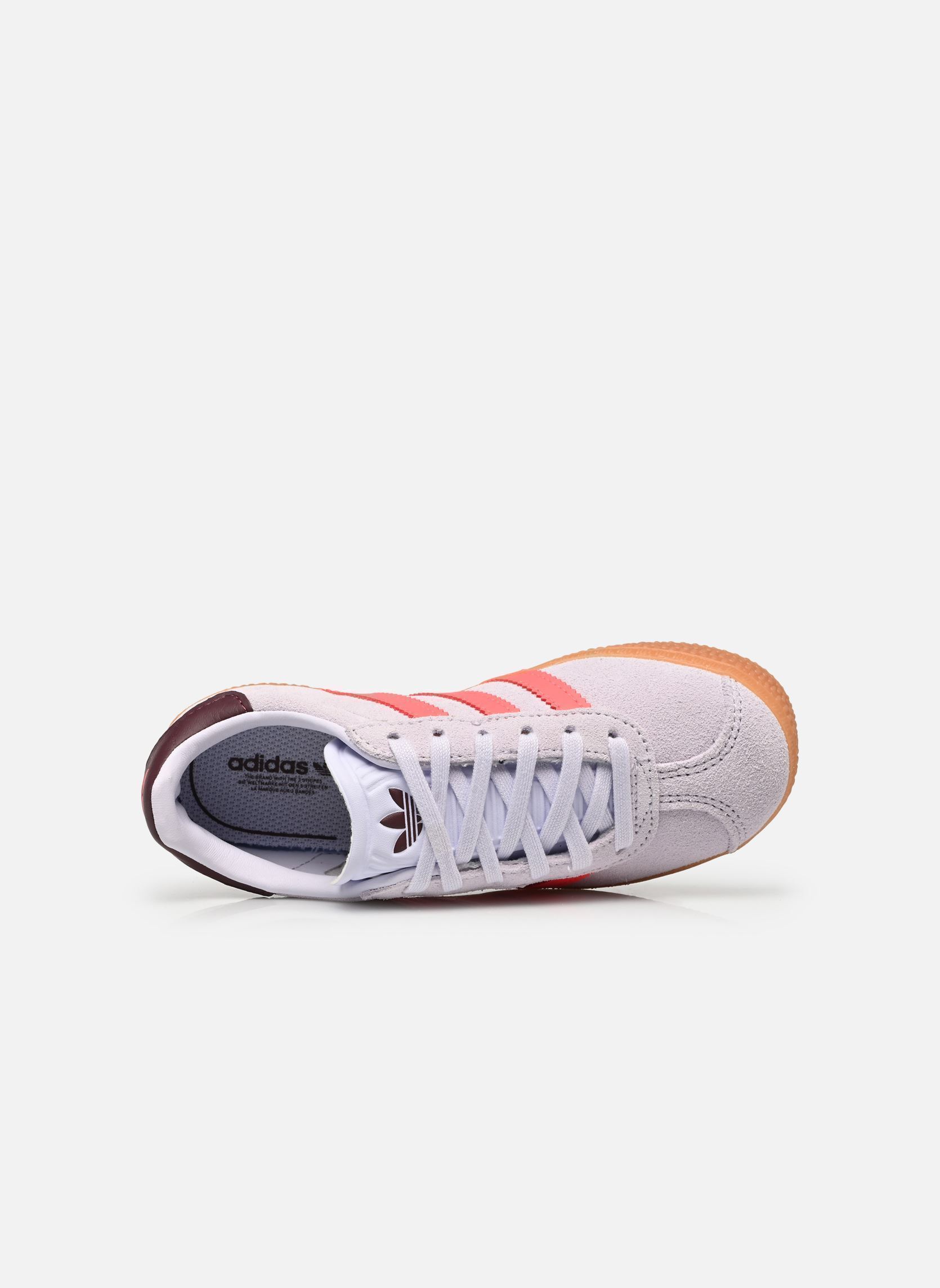 Niedrige Sneaker GAZELLE C mädchen violett adidas originals Niedrige Sneaker GAZELLE C mädchen violett FROPUR/SOLTUR/MAROON