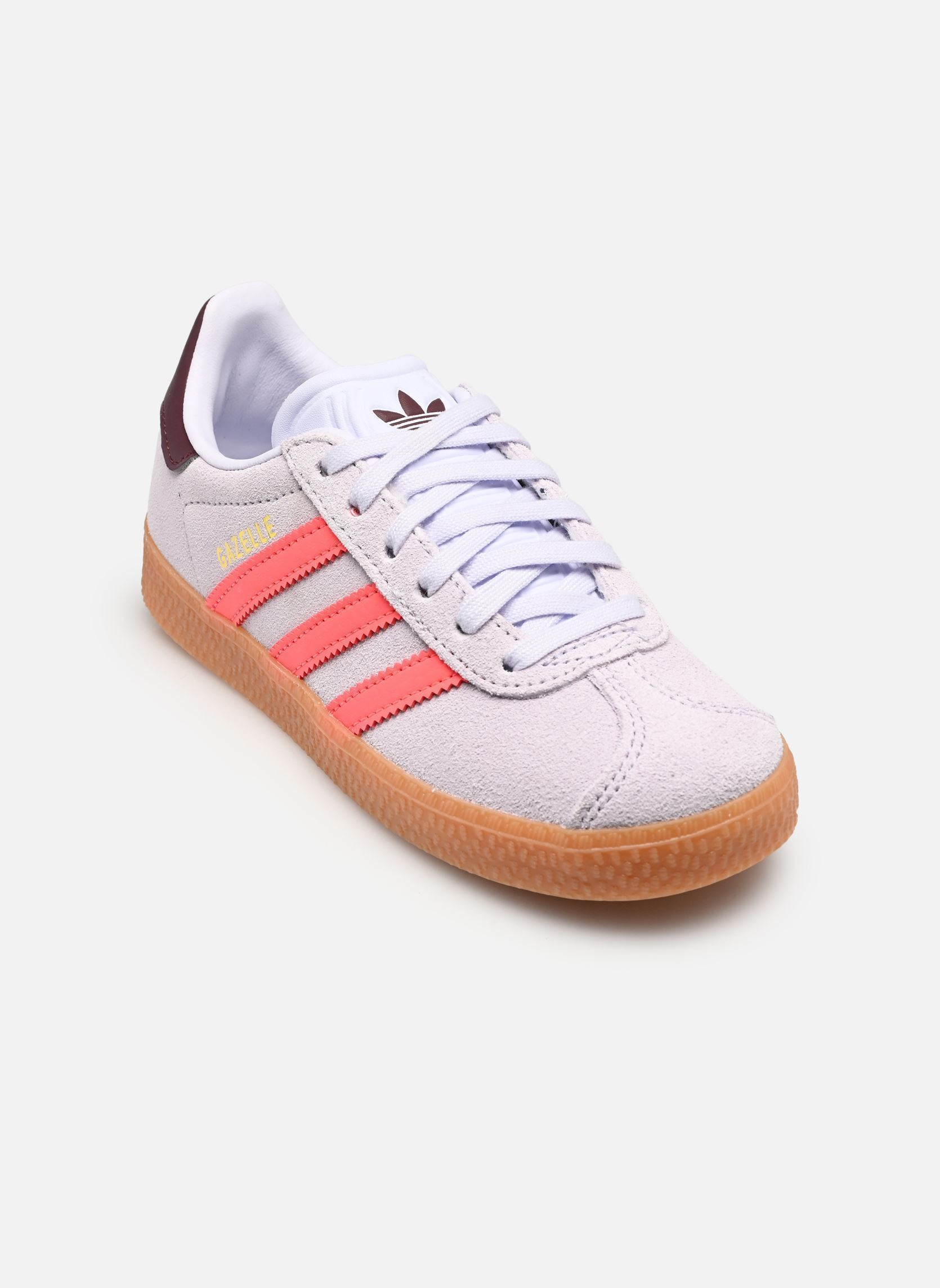 Niedrige Sneaker GAZELLE C mädchen violett adidas originals Niedrige Sneaker GAZELLE C mädchen violett FROPUR/SOLTUR/MAROON