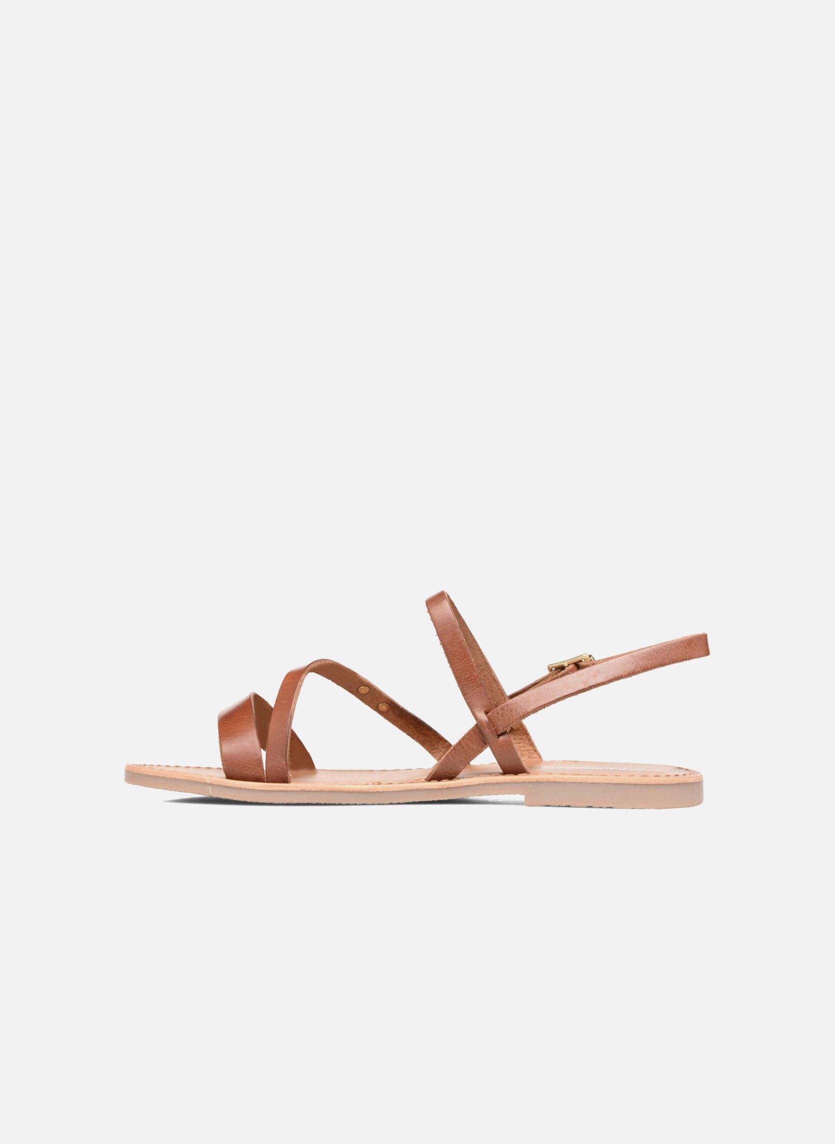 Sandales Baden femme marron Les Tropéziennes par M Belarbi Sandales Baden femme marron TAN