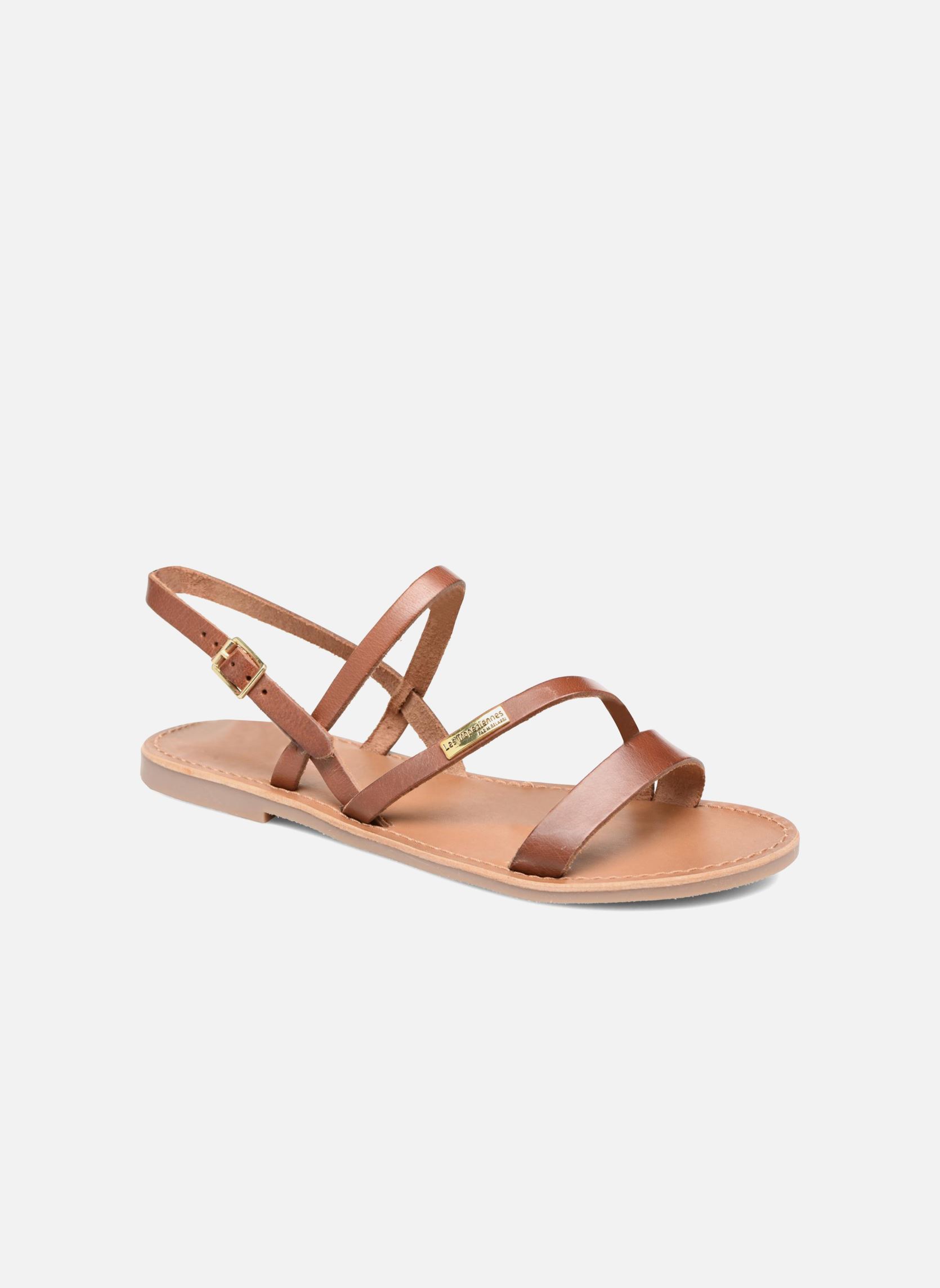 Sandales Baden femme marron Les Tropéziennes par M Belarbi Sandales Baden femme marron TAN