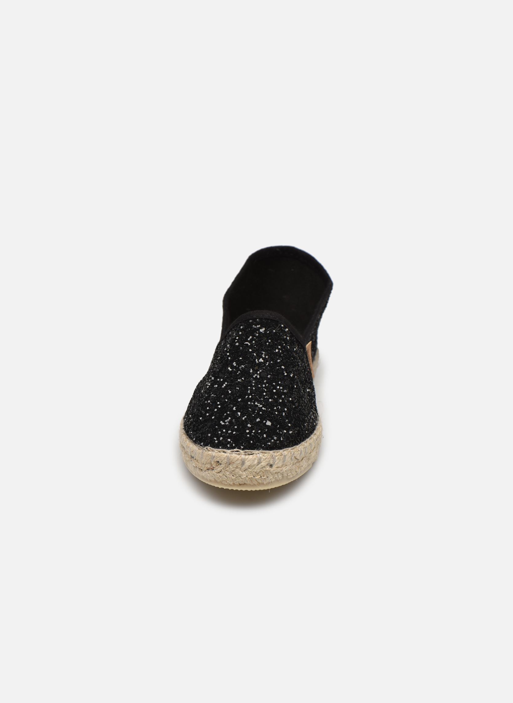 Espadrilles Sabline Glitter E fille noir La maison de l'espadrille Espadrilles Sabline Glitter E fille noir NOIR
