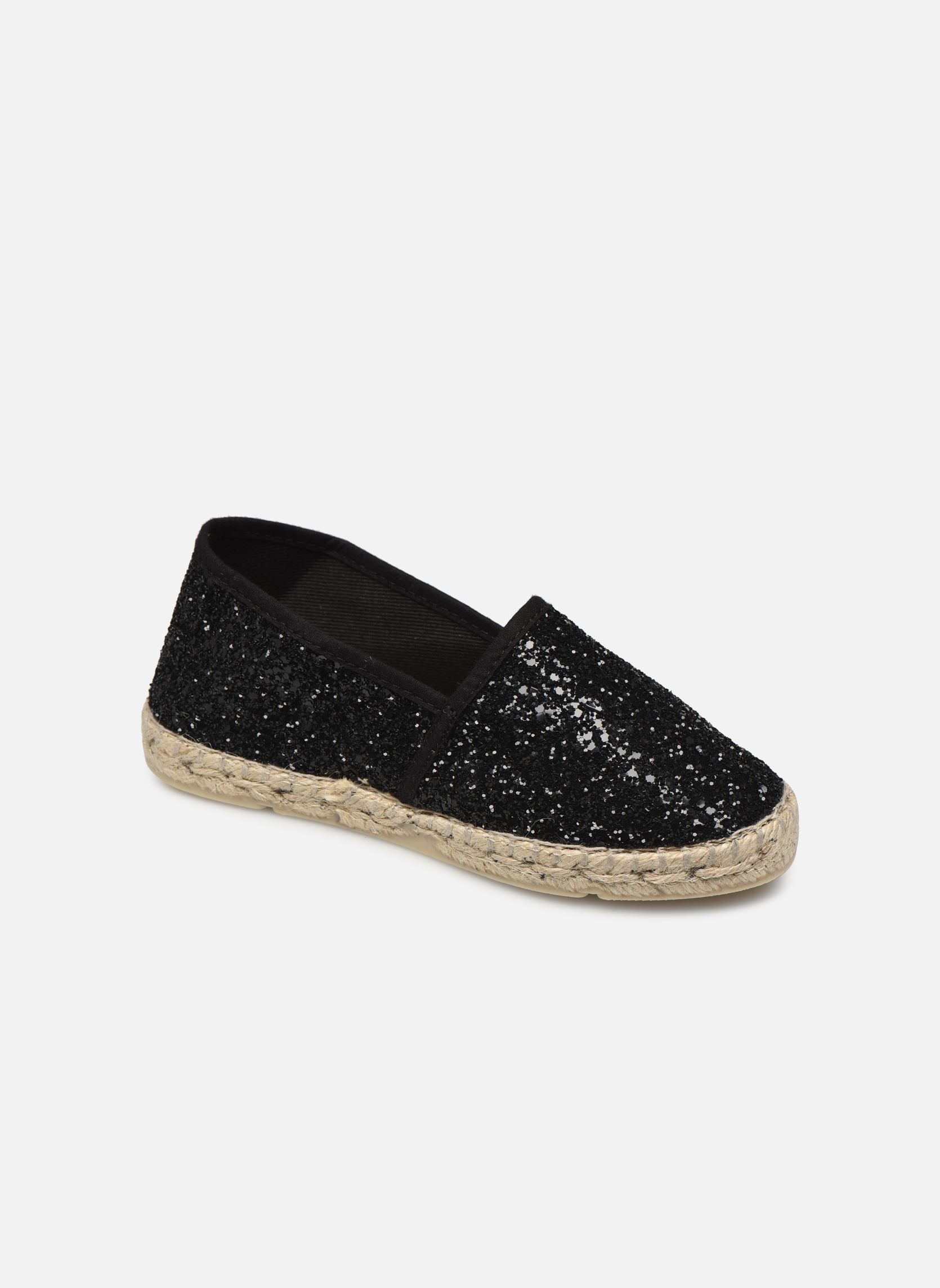 Espadrilles Sabline Glitter E fille noir La maison de l'espadrille Espadrilles Sabline Glitter E fille noir NOIR