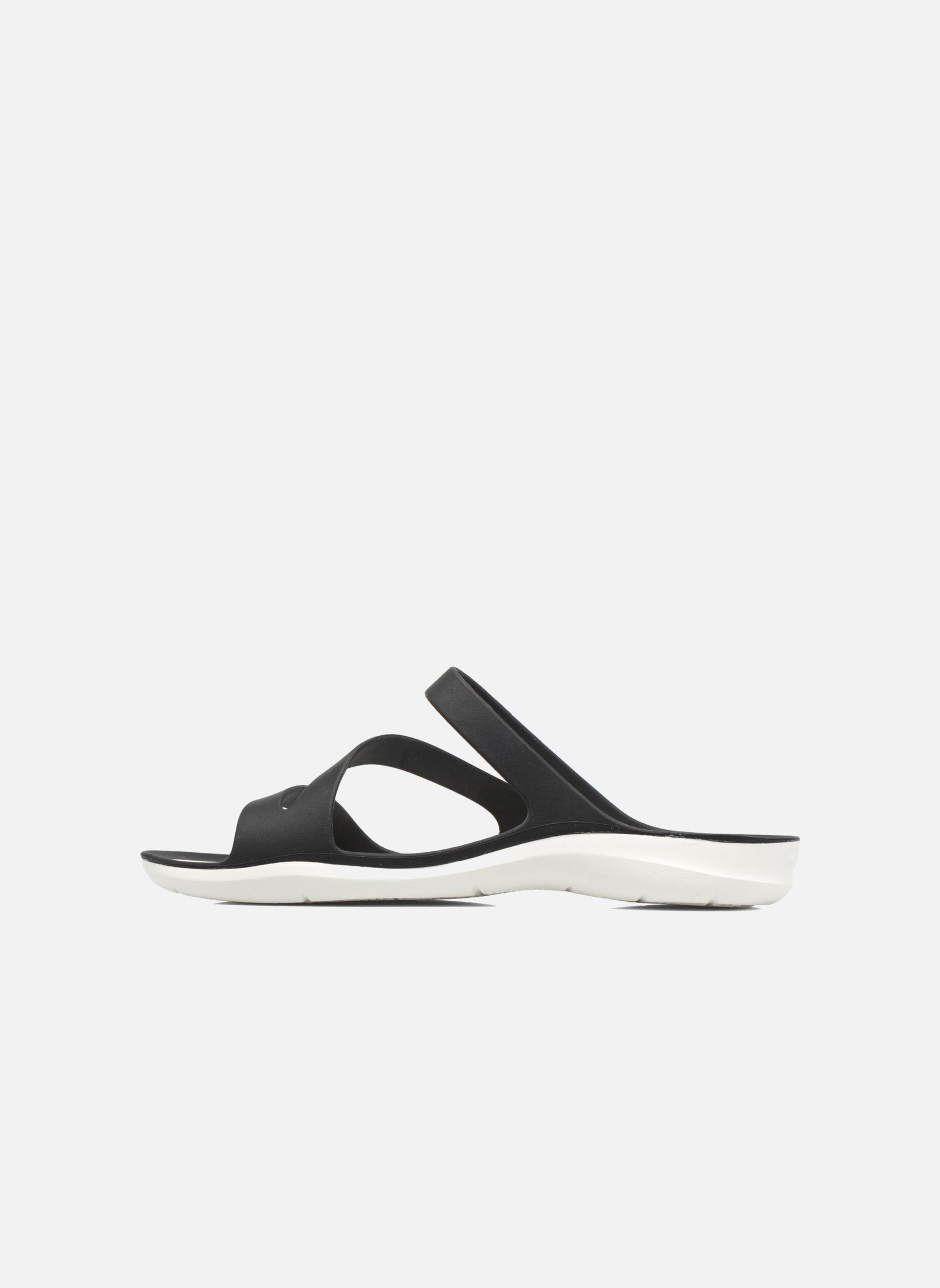 Pantoletten Swiftwater Sandal W damen schwarz Crocs Pantoletten Swiftwater Sandal W damen schwarz Black/white