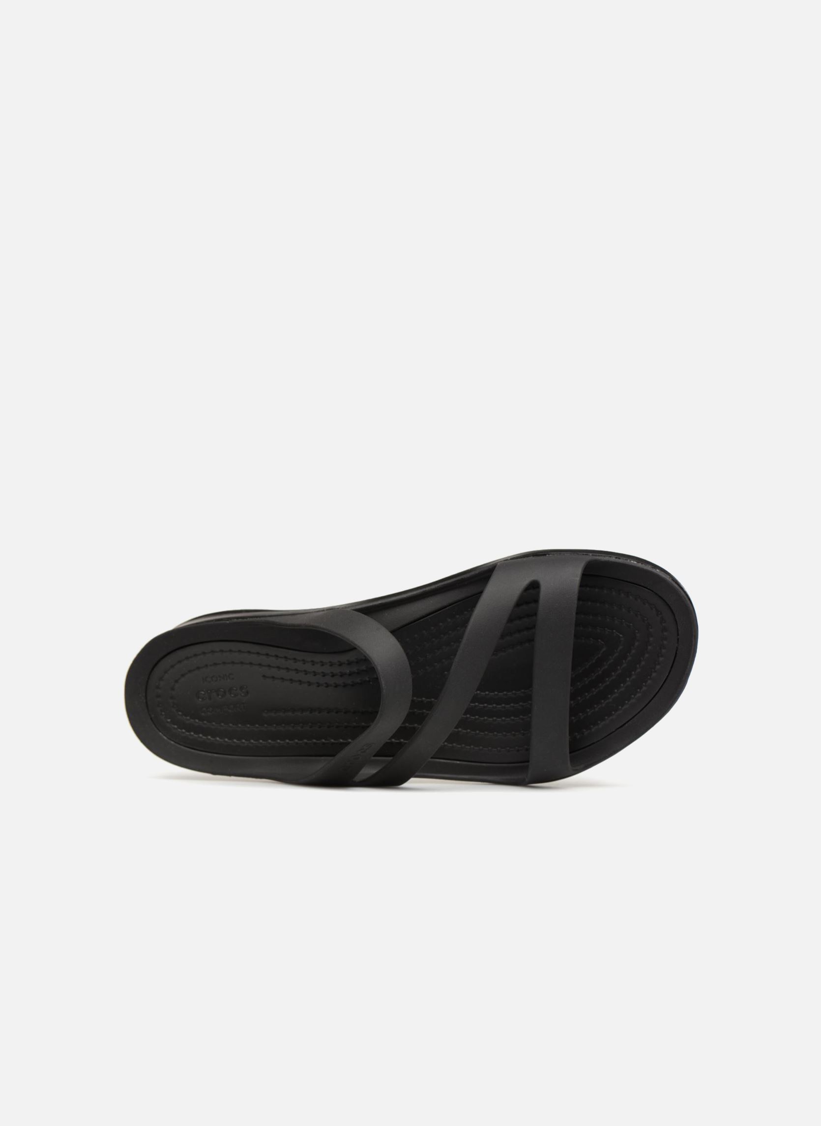 Mules Swiftwater Sandal W femme noir Crocs Mules Swiftwater Sandal W femme noir Black/black