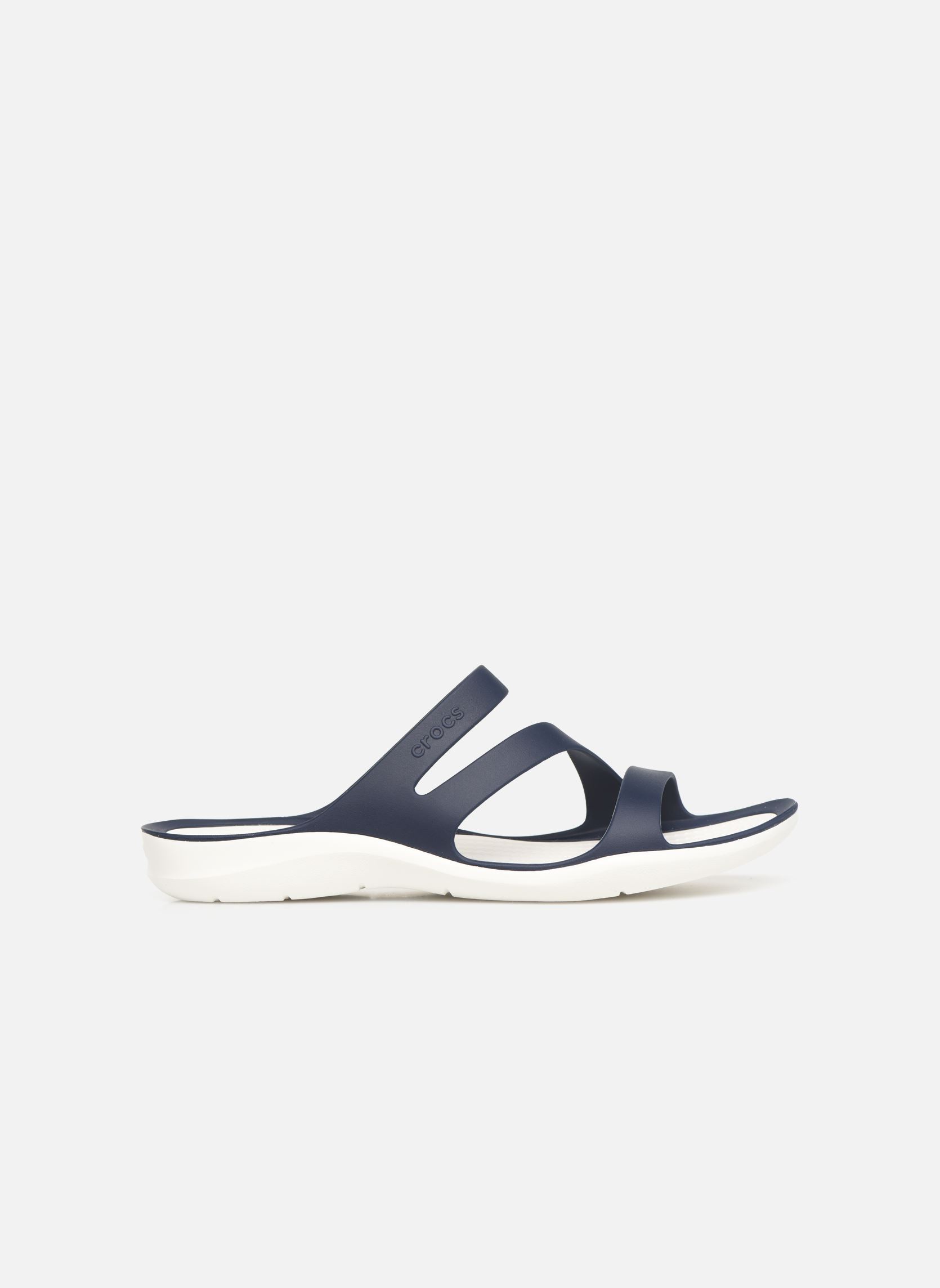Pantoletten Swiftwater Sandal W damen blau Crocs Pantoletten Swiftwater Sandal W damen blau Navy White