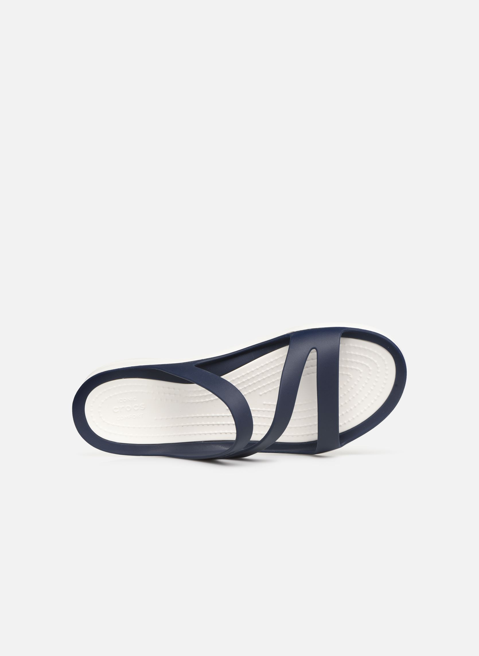 Pantoletten Swiftwater Sandal W damen blau Crocs Pantoletten Swiftwater Sandal W damen blau Navy White
