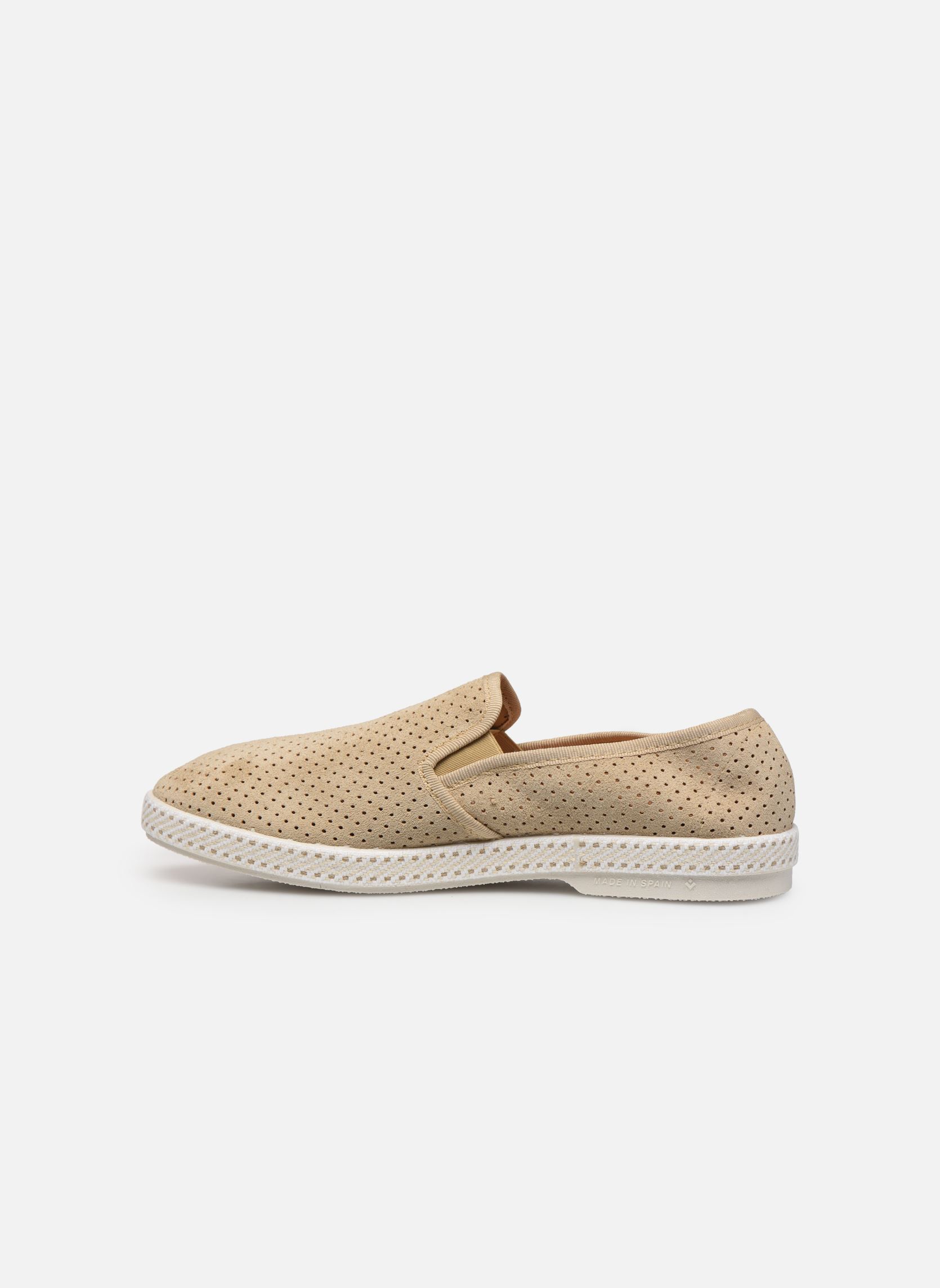 Espadrilles Classic Suede heren beige Rivieras Espadrilles Classic Suede heren beige Light