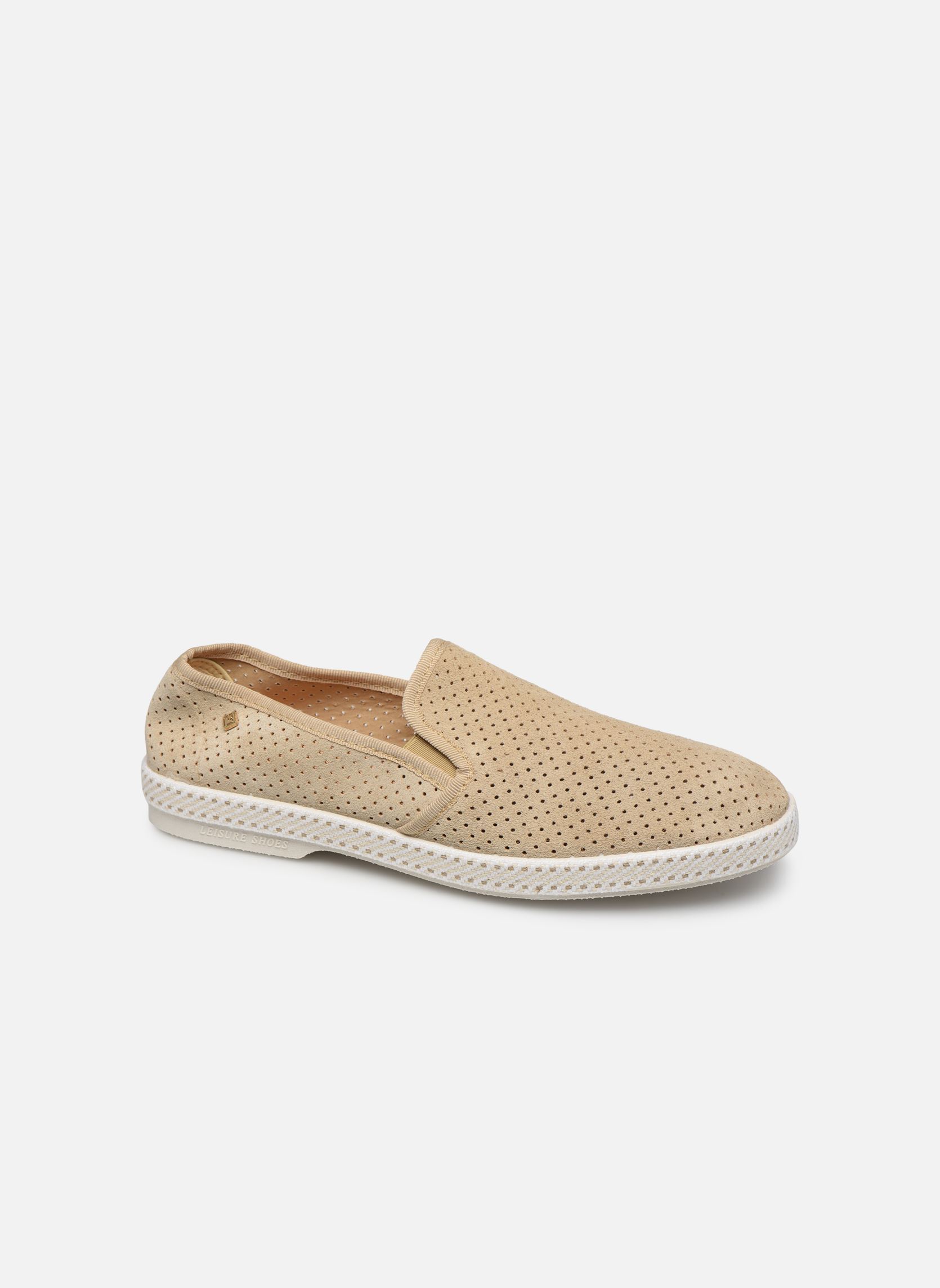 Espadrilles Classic Suede heren beige Rivieras Espadrilles Classic Suede heren beige Light