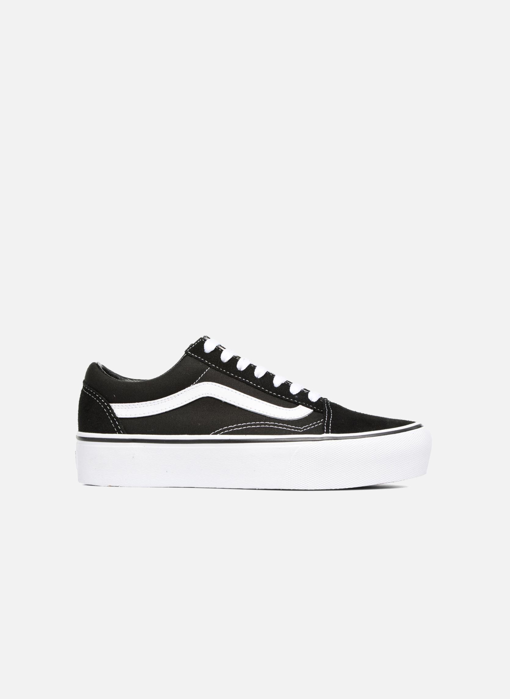 Niedrige Sneaker Old Skool Platform damen schwarz Vans Niedrige Sneaker Old Skool Platform damen schwarz BLACKWHITE