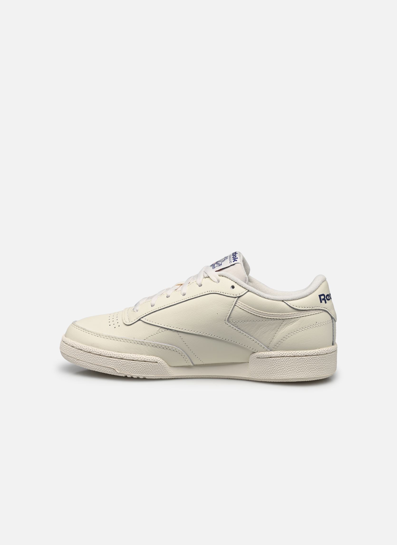 Baskets basses Club C 85 M homme beige Reebok Baskets basses Club C 85 M homme beige CHALKCHALKCLASSIC COBALT