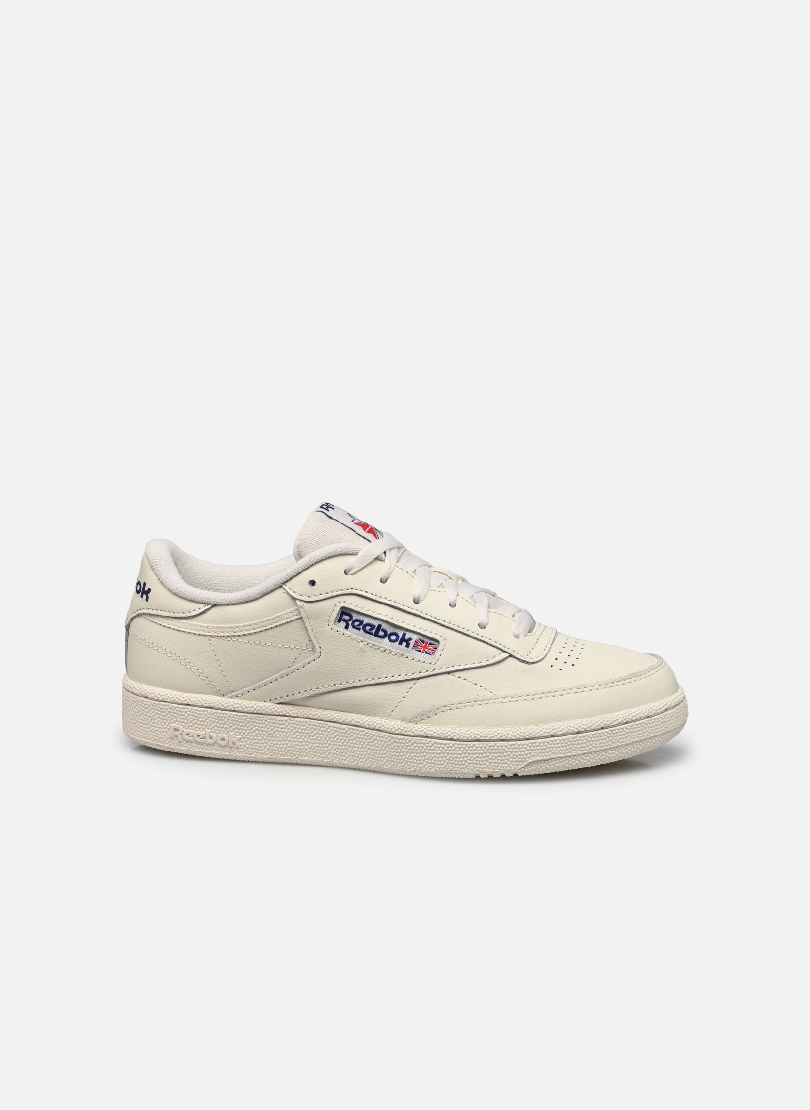 Baskets basses Club C 85 M homme beige Reebok Baskets basses Club C 85 M homme beige CHALKCHALKCLASSIC COBALT
