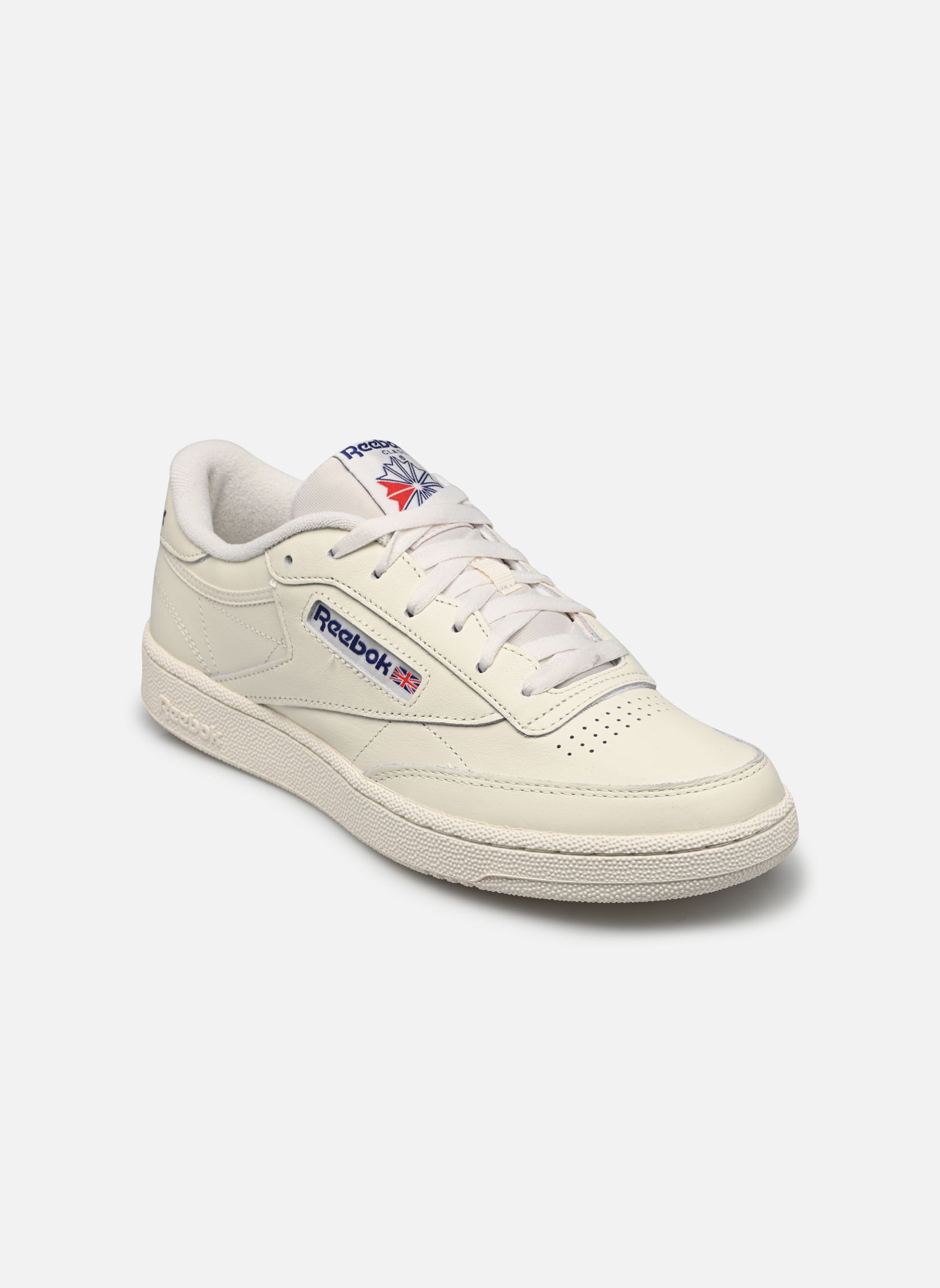 Baskets basses Club C 85 M homme beige Reebok Baskets basses Club C 85 M homme beige CHALKCHALKCLASSIC COBALT