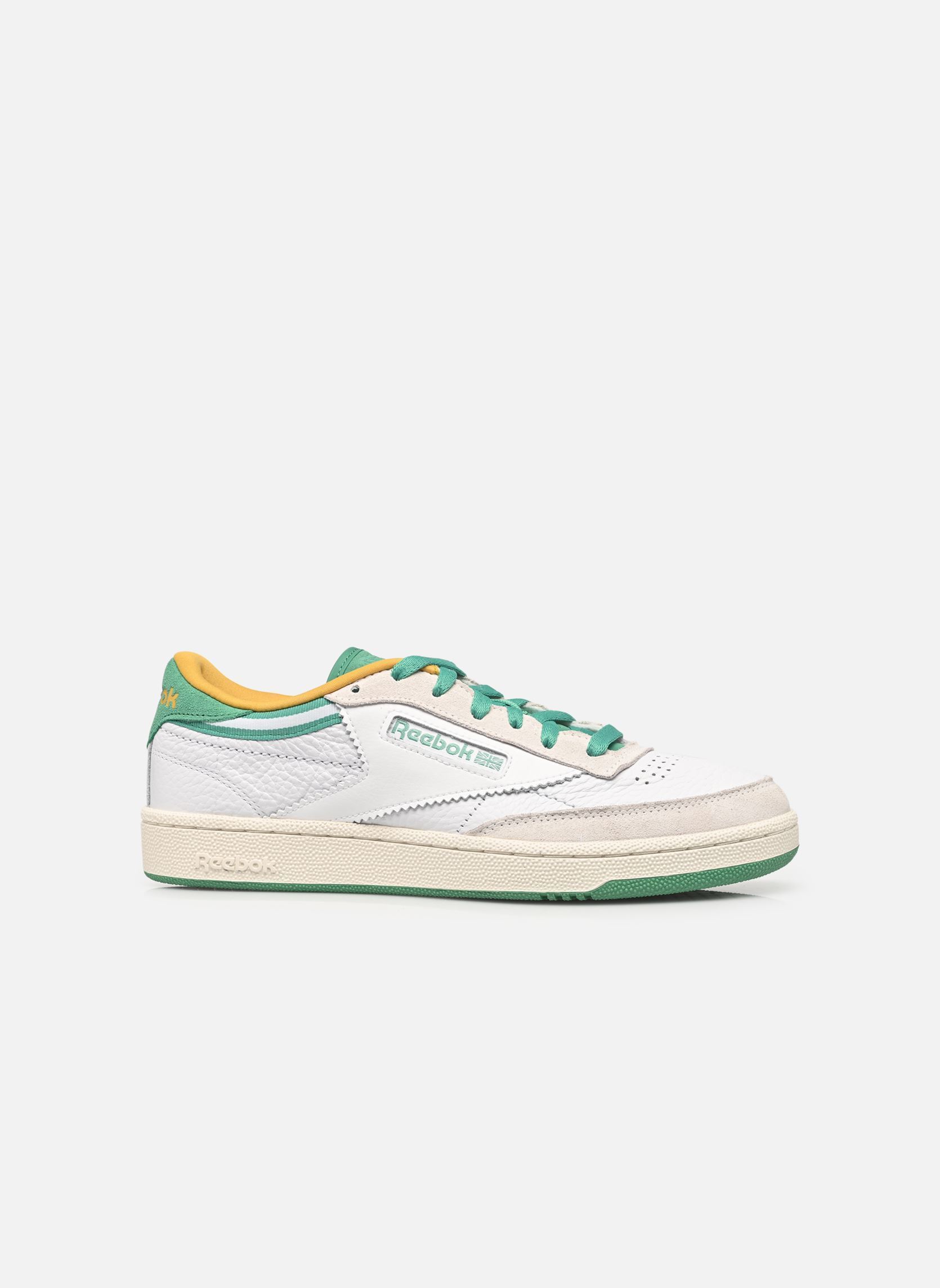 Niedrige Sneaker Club C 85 M herren weiß Reebok Niedrige Sneaker Club C 85 M herren weiß WHITE/UPGRADEGREEN/CHALK