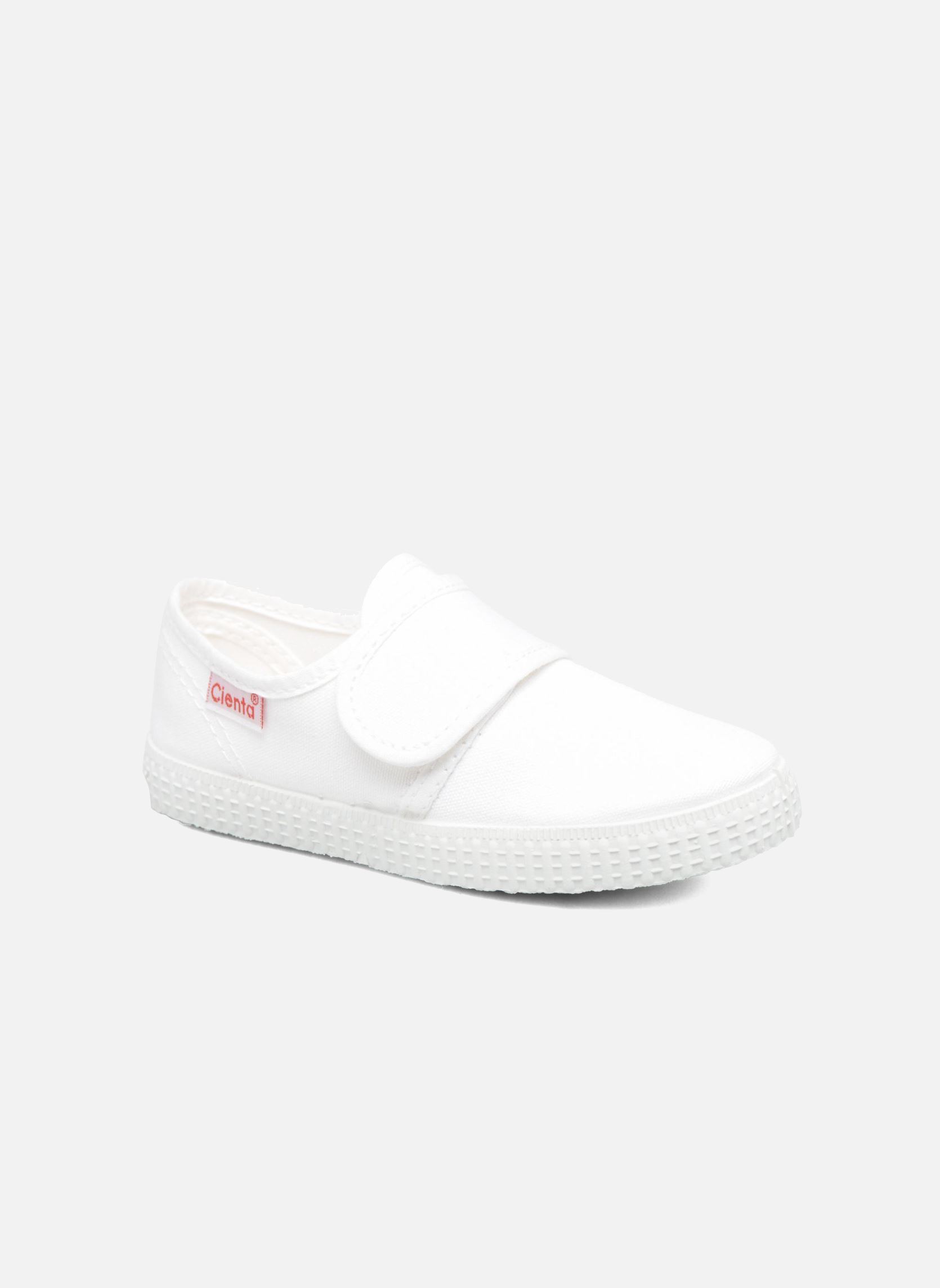 Niedrige Sneaker Julio weiß Cienta Niedrige Sneaker Julio weiß BLANC-00005