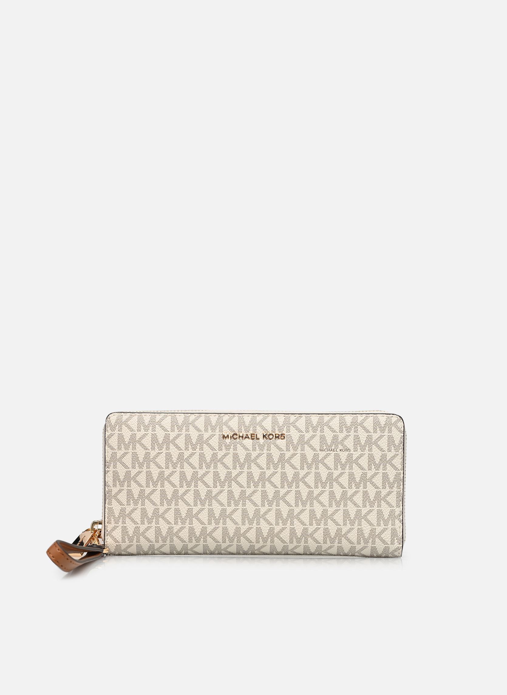 Portefeuilles JET SET TRAVEL CONTINENTAL femme blanc Michael Michael Kors Portefeuilles JET SET TRAVEL CONTINENTAL femme blanc VANILLA