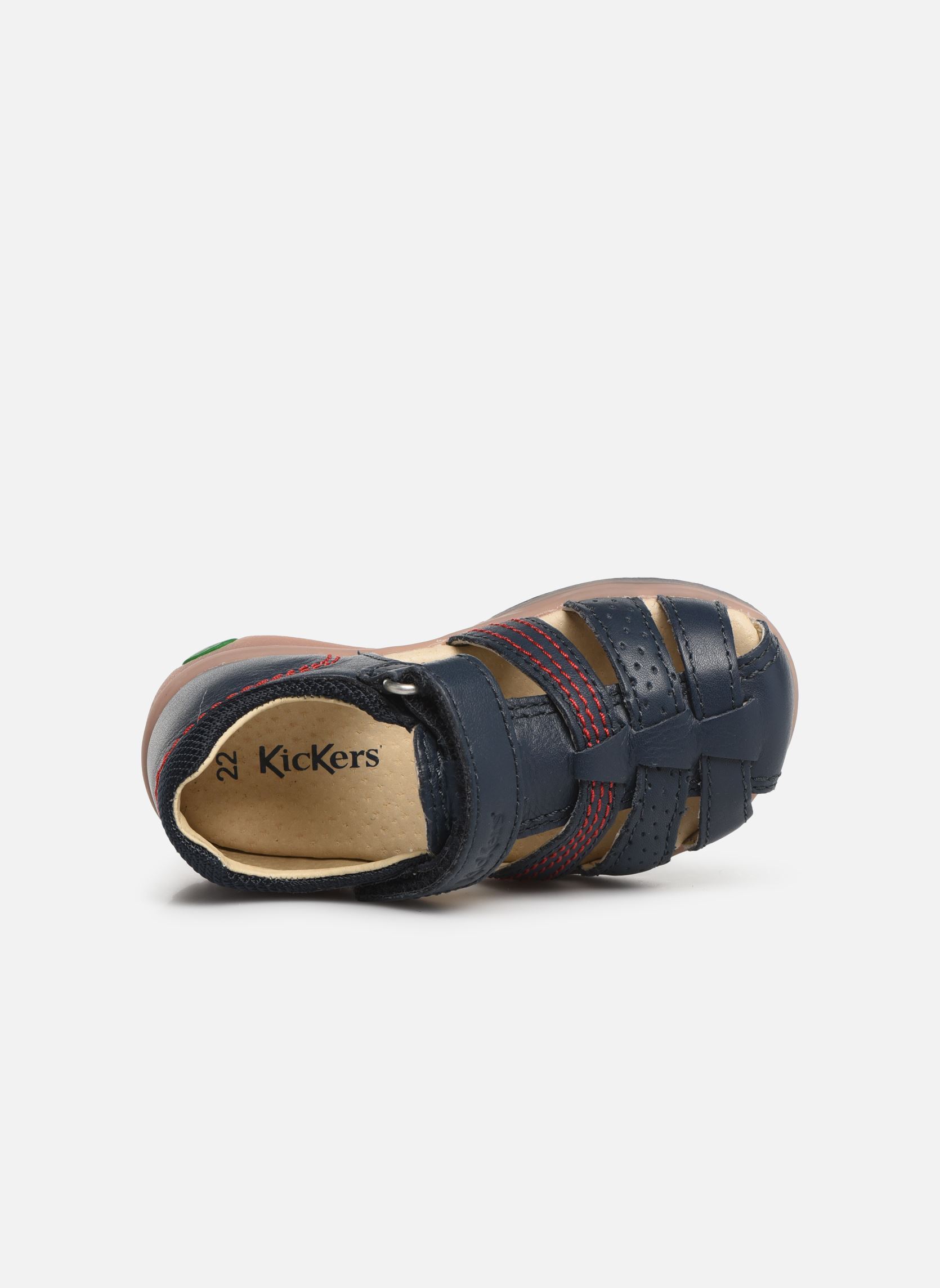 Sandalen Platiback jungen blau Kickers Sandalen Platiback jungen blau MARINE