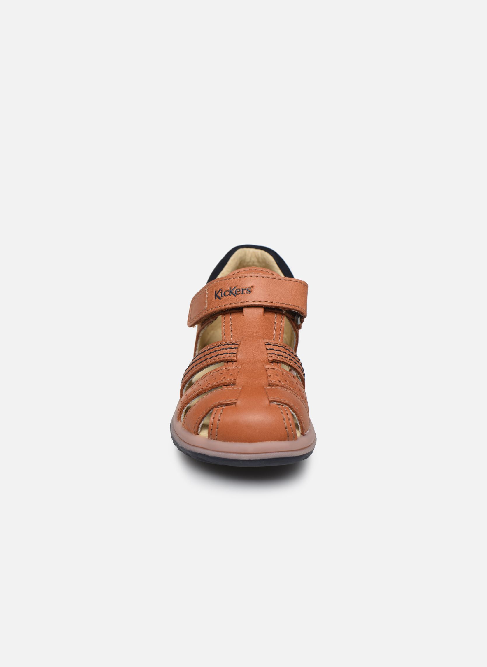 Sandales Platiback garçon marron Kickers Sandales Platiback garçon marron Camel
