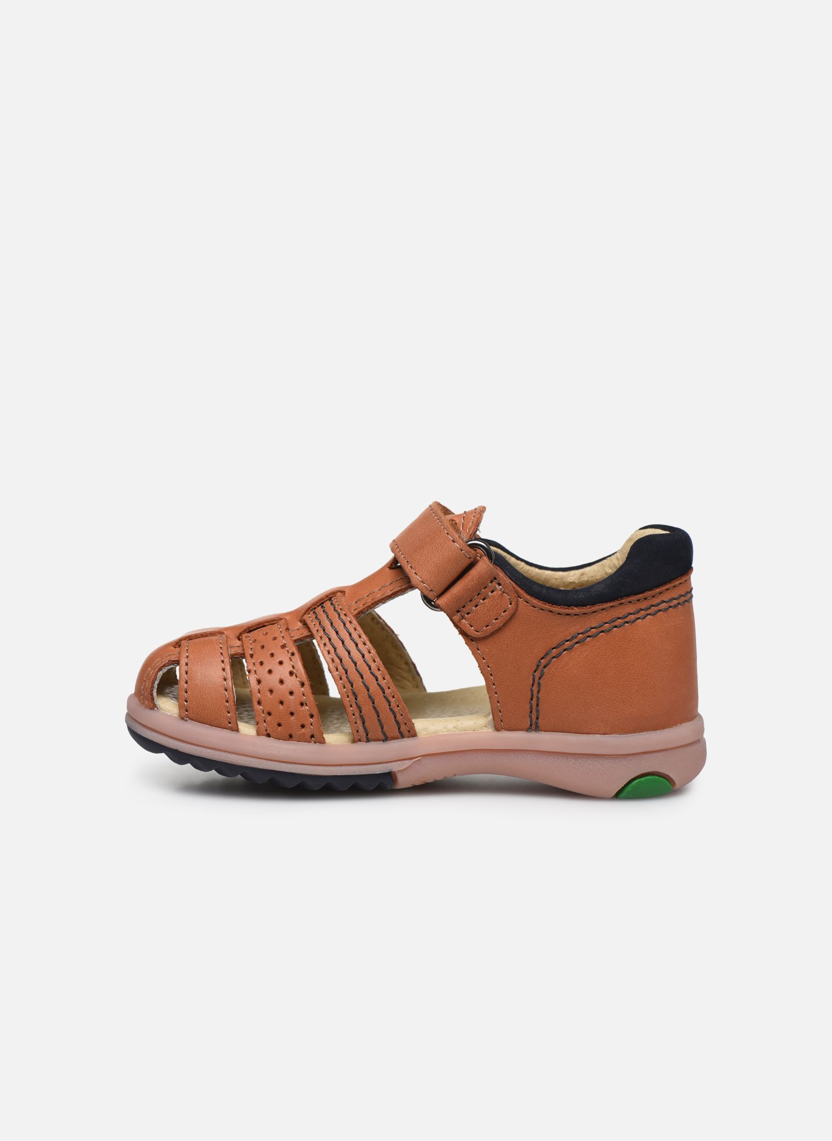 Sandales Platiback garçon marron Kickers Sandales Platiback garçon marron Camel